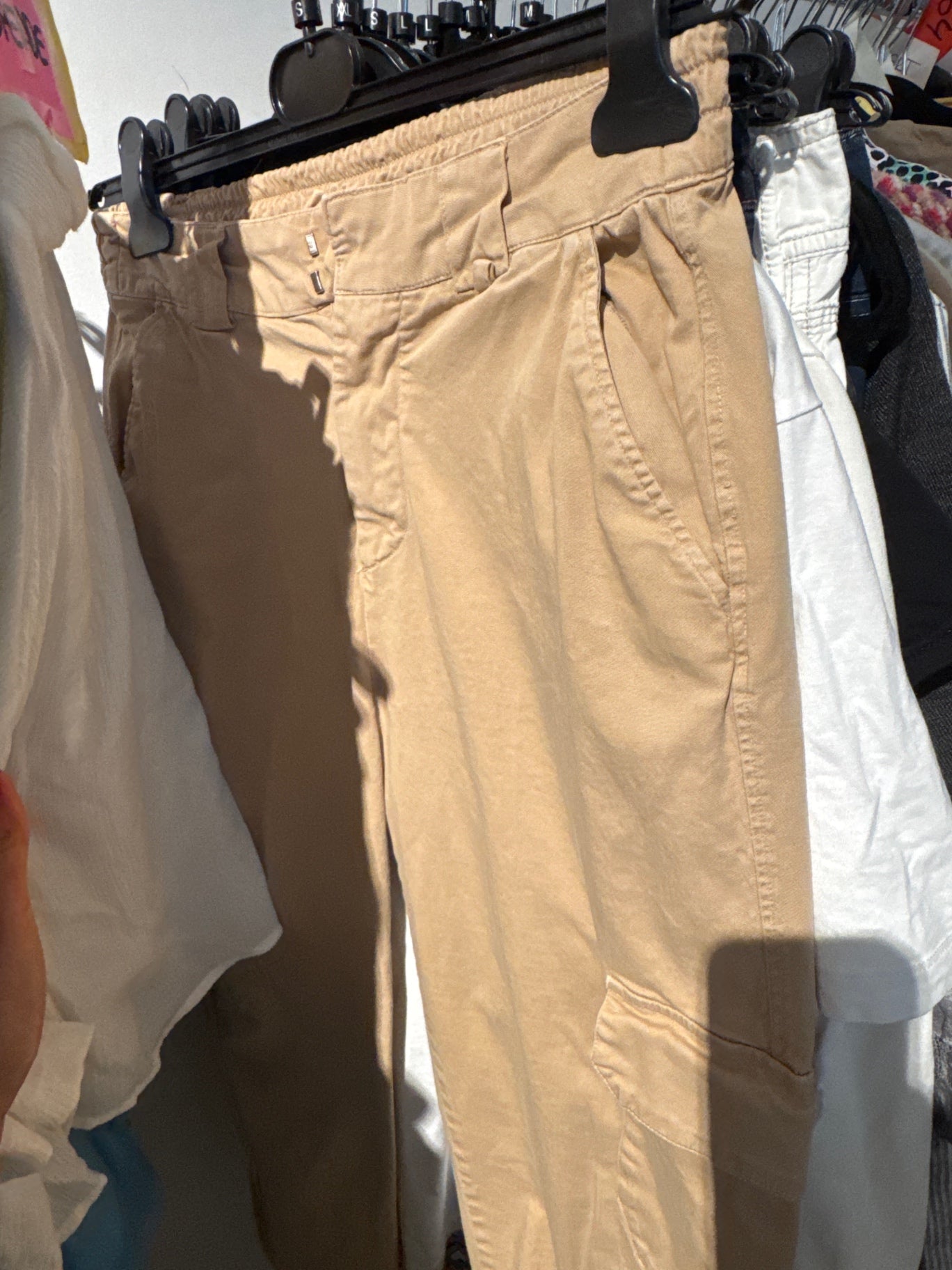Pull&Bear Hose Beige Gr.: S