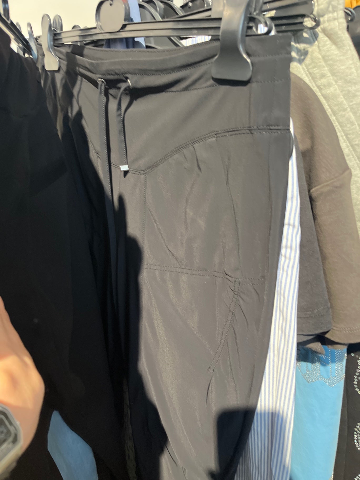 Raffaelo Rossi Stoffhose Schwarz : M