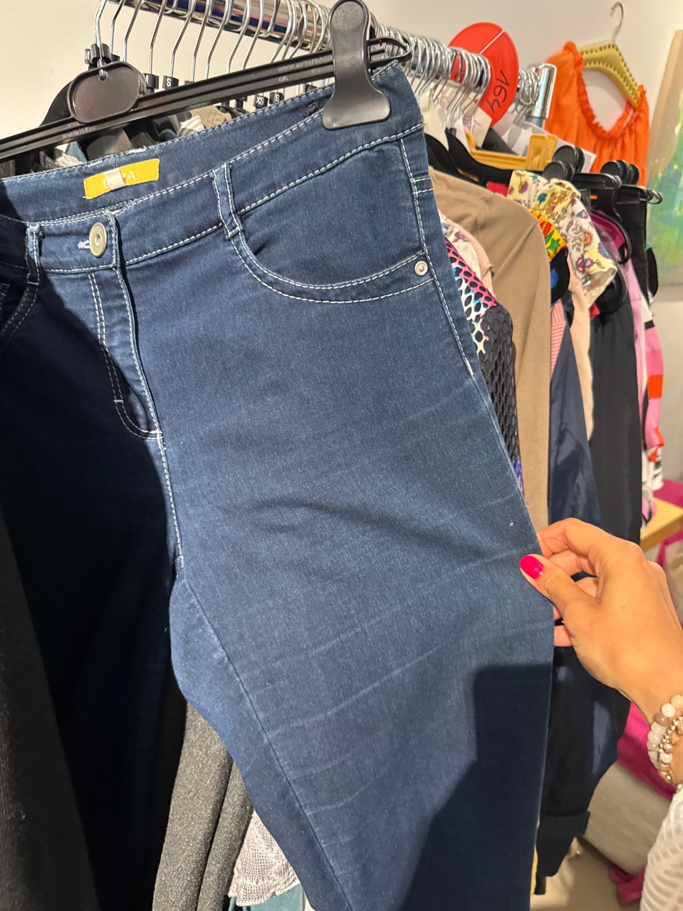 Biba 3/4 Jeans Blau Gr.: 36