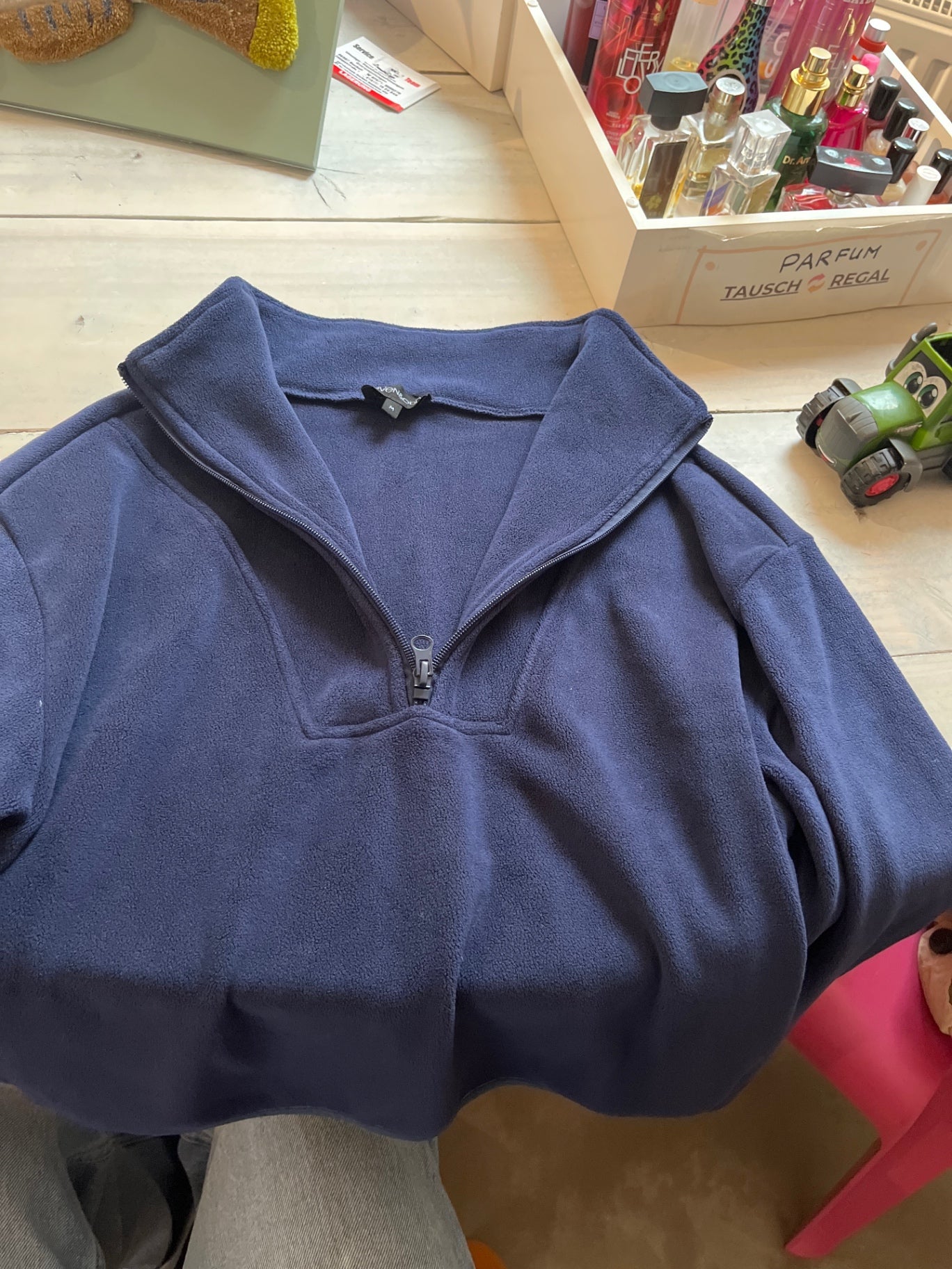 Even&ODD Pullover Croped Blau: M