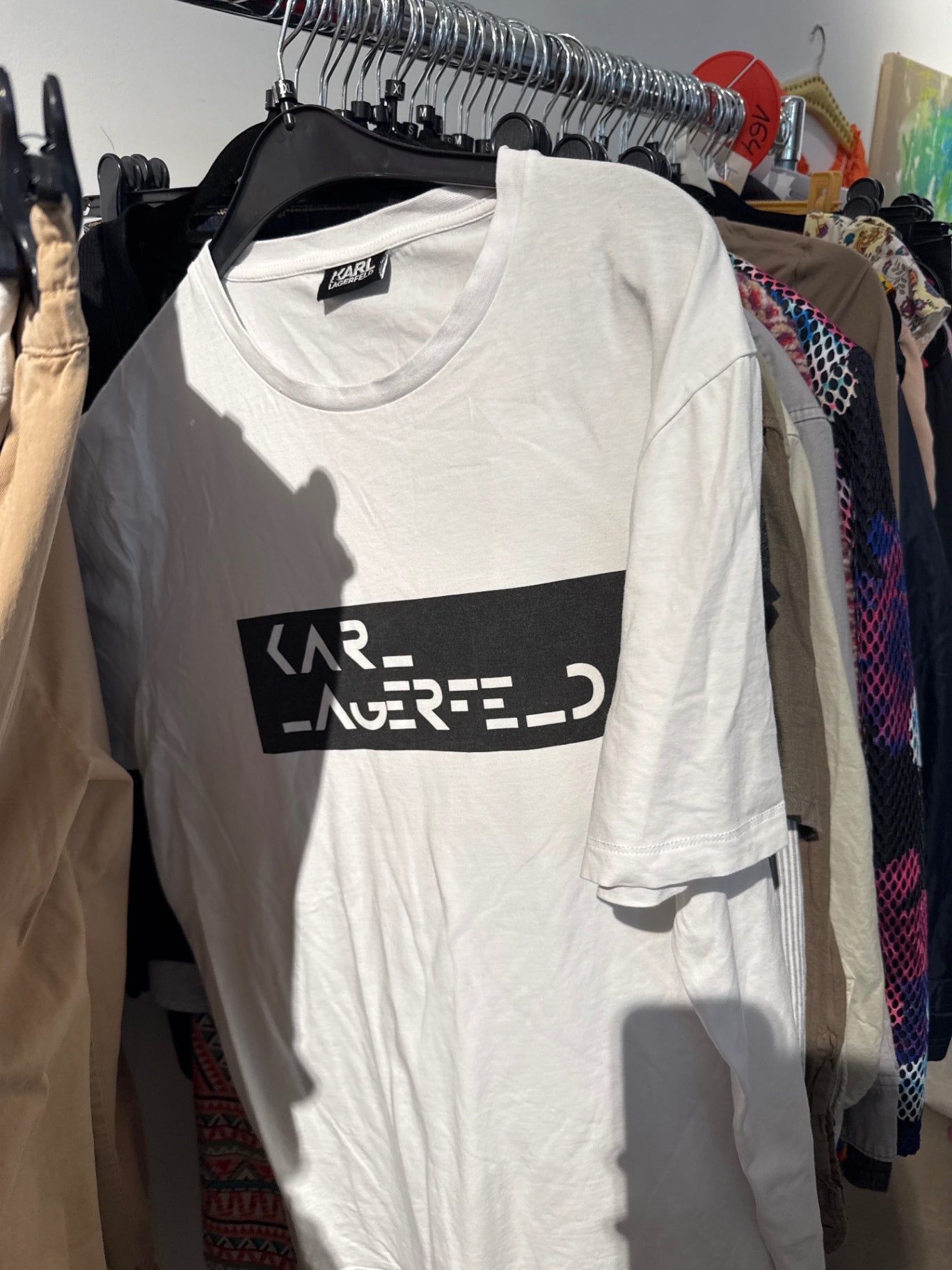 KARL LAGERFELD T-Shirt Weiß Gr.: XxL