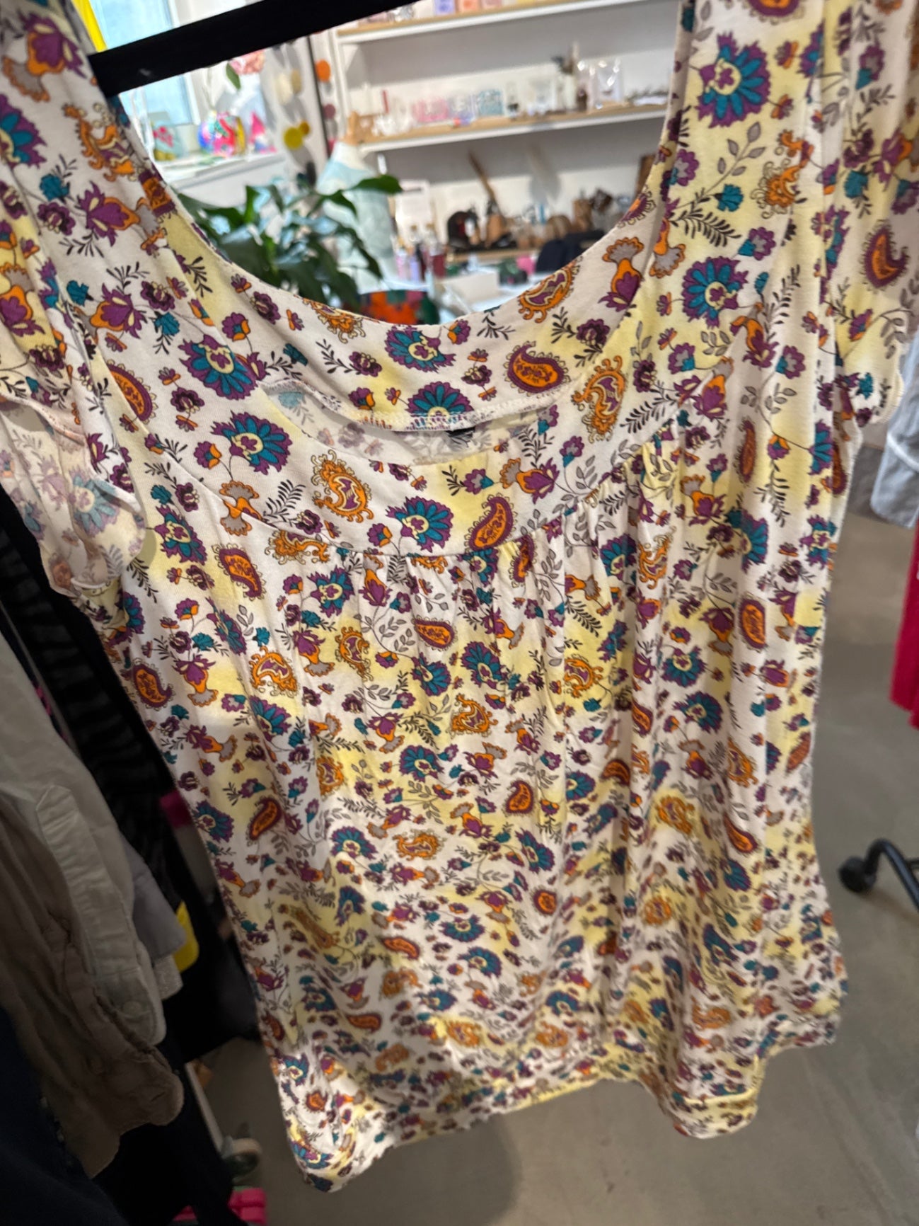 Unbekannt Top Bunt Gr.: S
