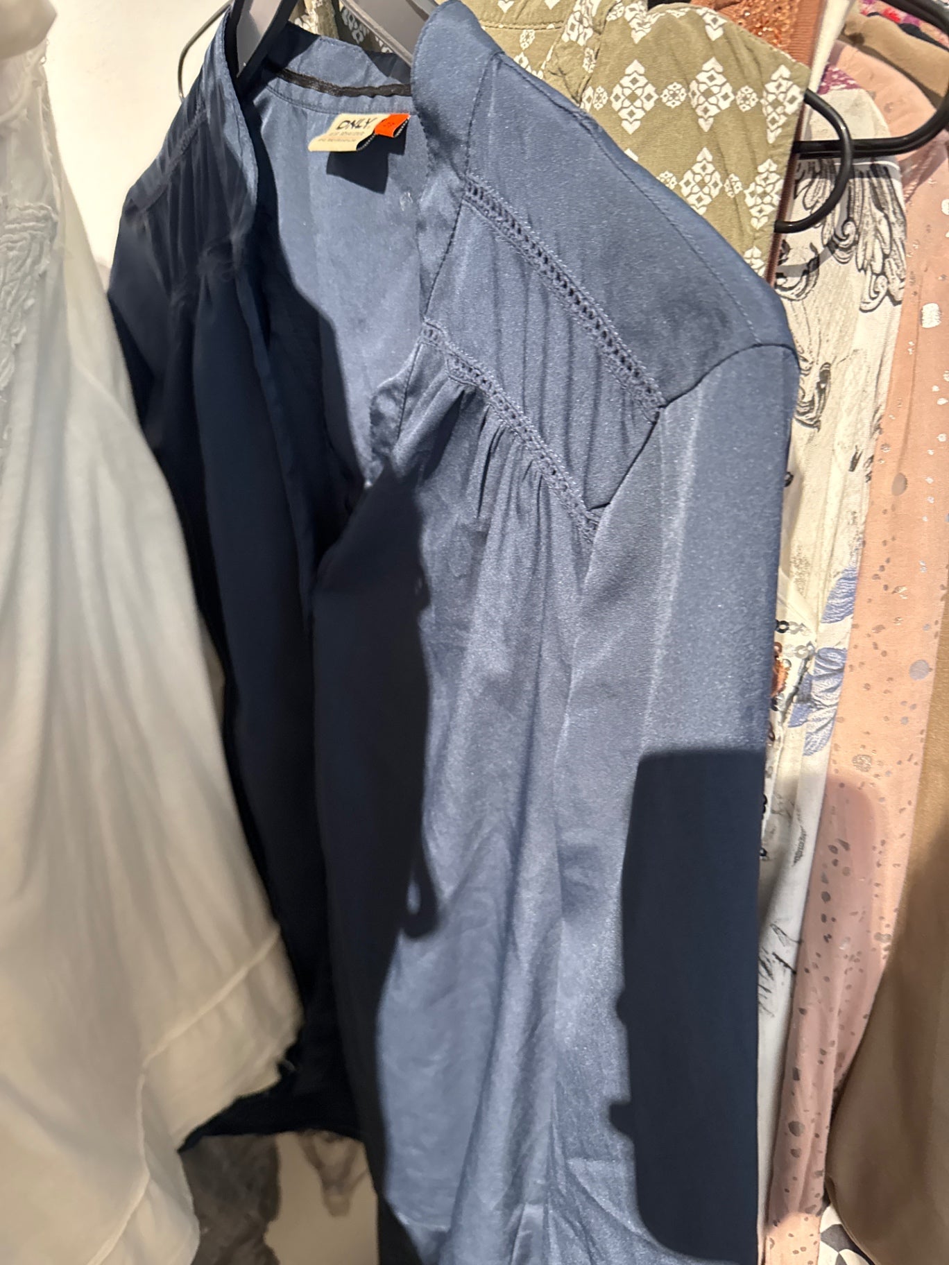 Only Bluse Blau Gr.: M
