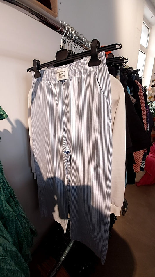 Shein Hose Blau-Weiß gestreift Gr.: S
