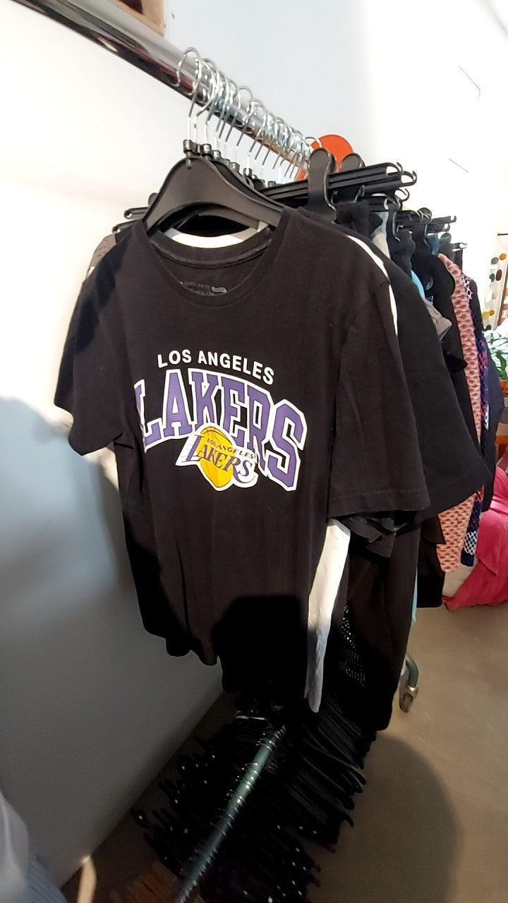 Mitchell&Ness Lakers T-Shirt Schwarz Gr.: S