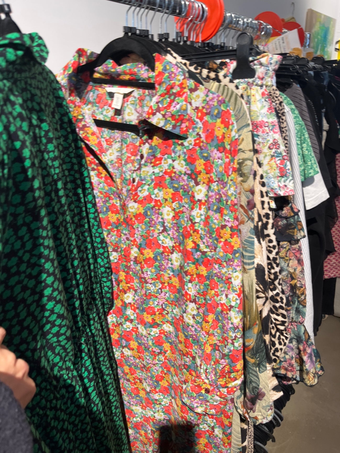 H&M Kleid Blumen Gr.: L