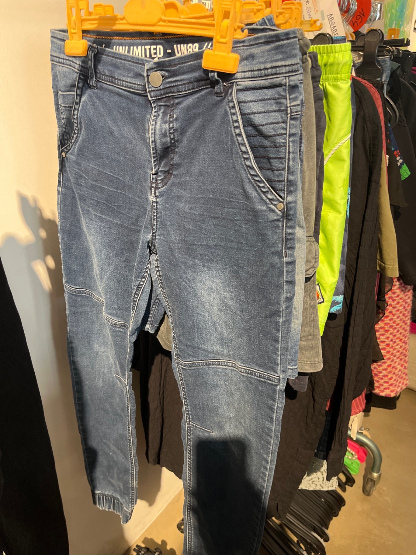 Yigga Jeans Jogger Blau Gr.: 164