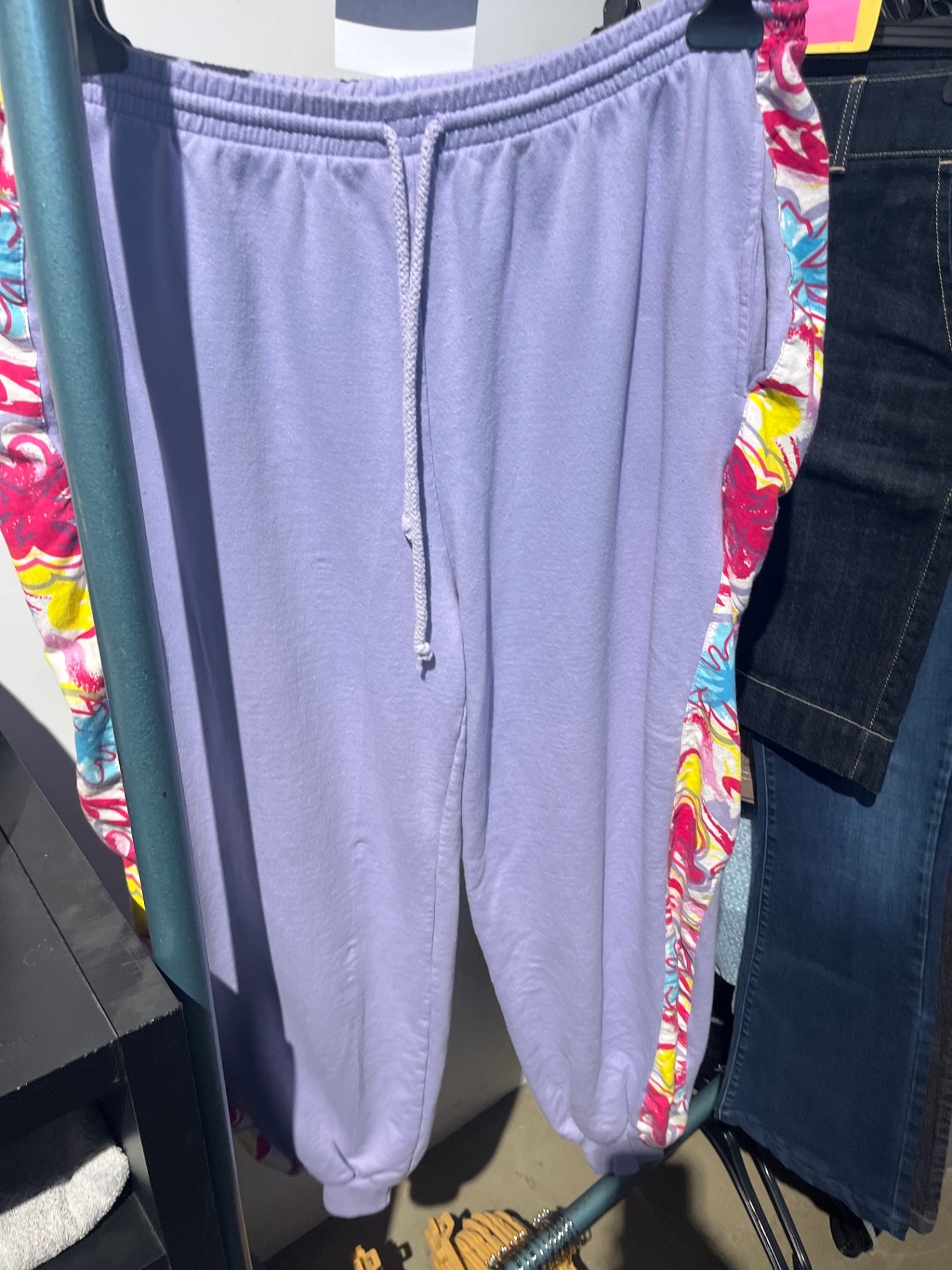 TRUE VINTAGE Jogginghose Lila Gr.: L