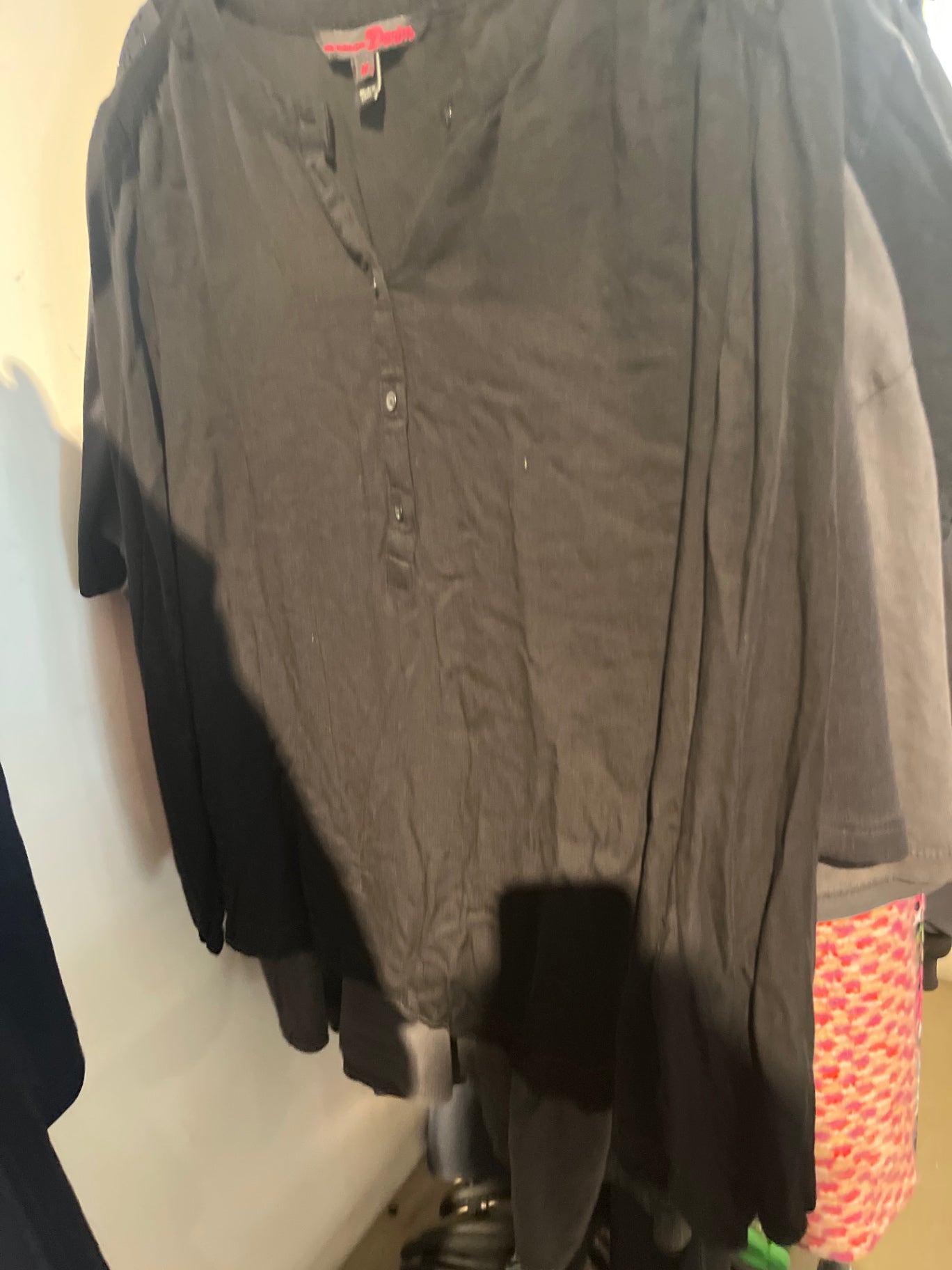 Tom TAILOR Hemd Schwarz Gr.: M