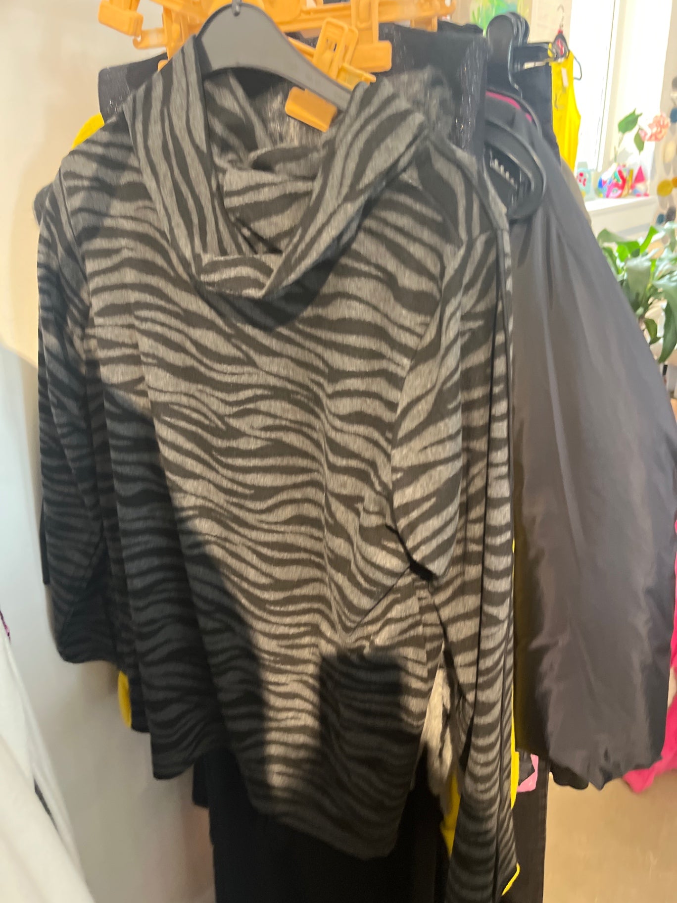 S‘questo Sweatshirt Grau Zebra Gr.: XL