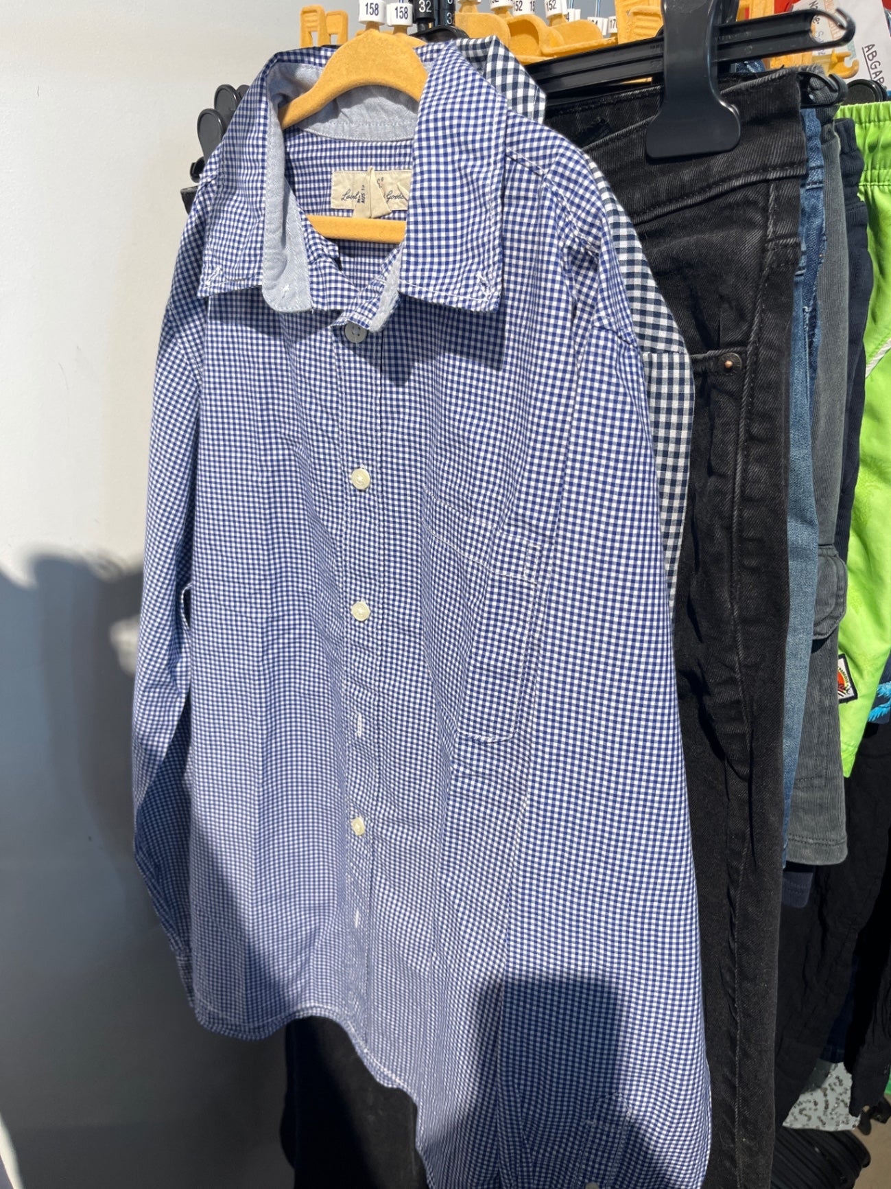 L.O.G.G. Hemd Blau kariert Gr.: 158