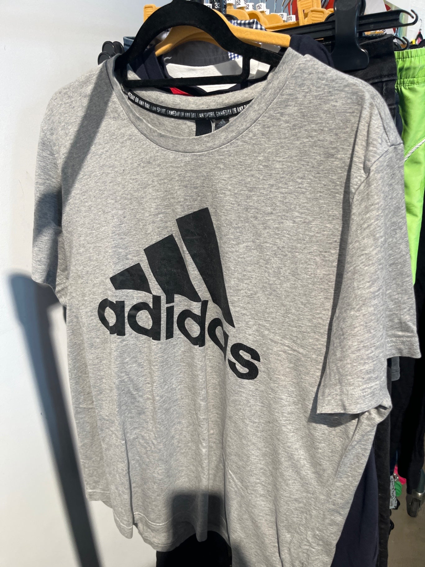 B-WARE !Adidas T-Shirt Grau Gr.: M