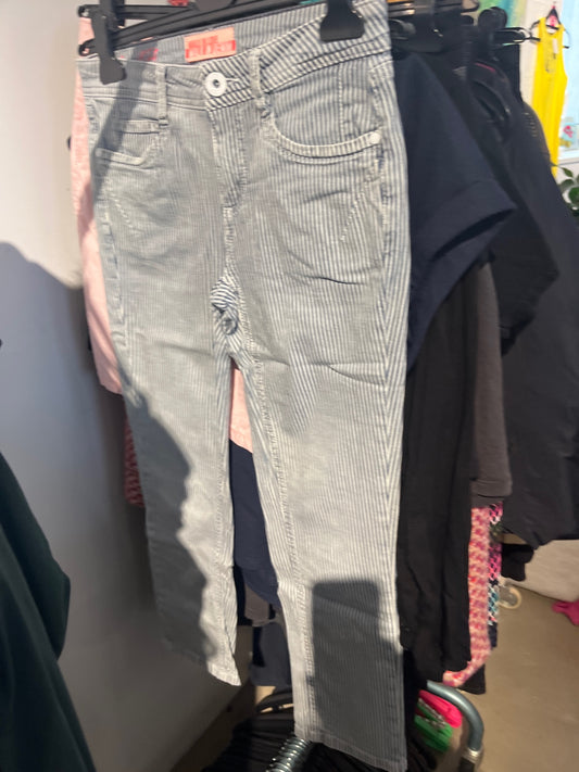 Street one Jeans Grau Nadelstreifen Gr.: Xs