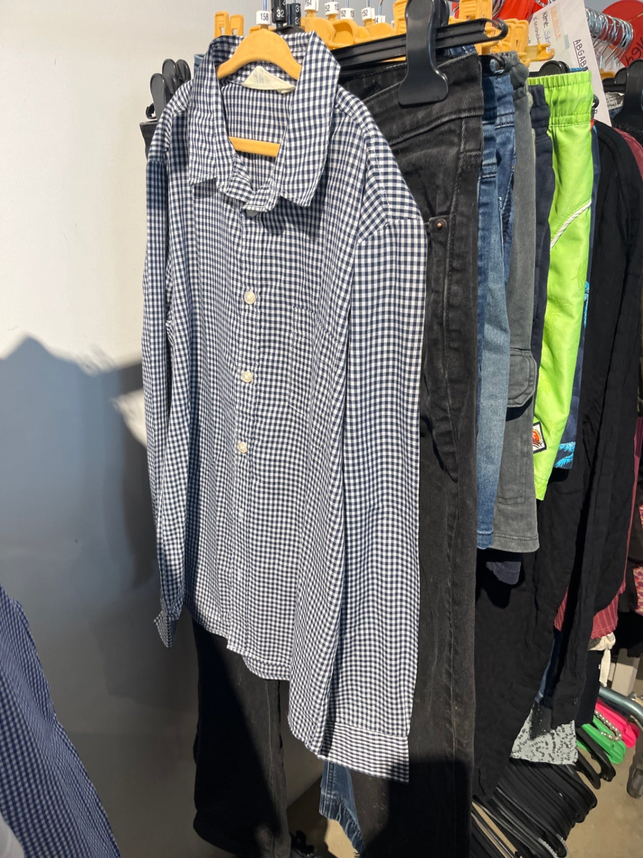H&M Hemd Blau kariert Gr.: 158