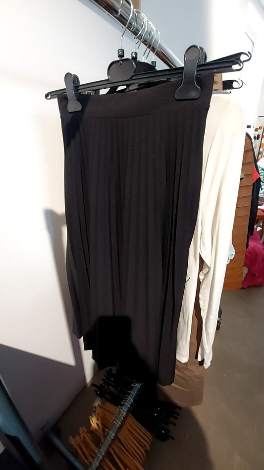 Amisu Plisseerock Schwarz Gr.: 36