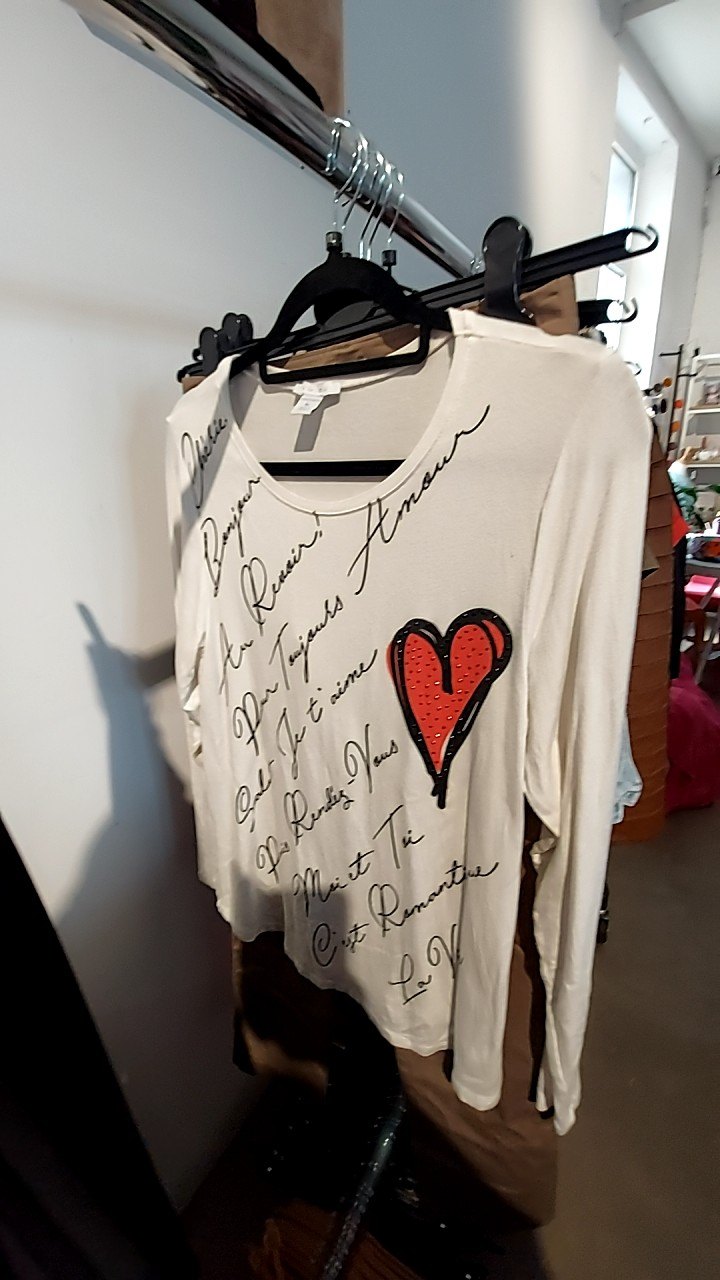 Amisu Longsleeve Weiß Gr.: XL