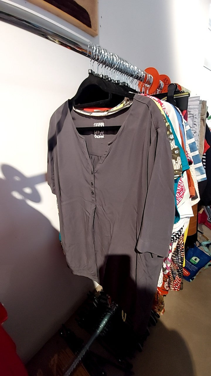 CECIL Blusenshirt Graugrün Gr.: XXL