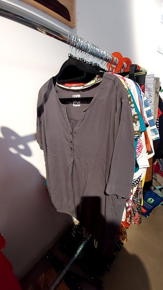 CECIL Blusenshirt Graugrün Gr.: XXL
