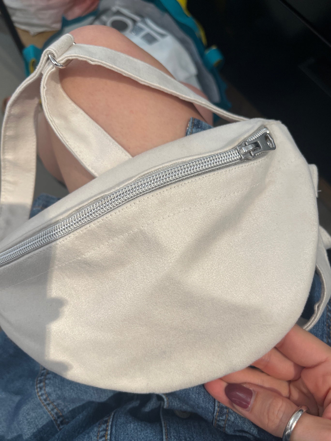 Gürteltasche Creme 