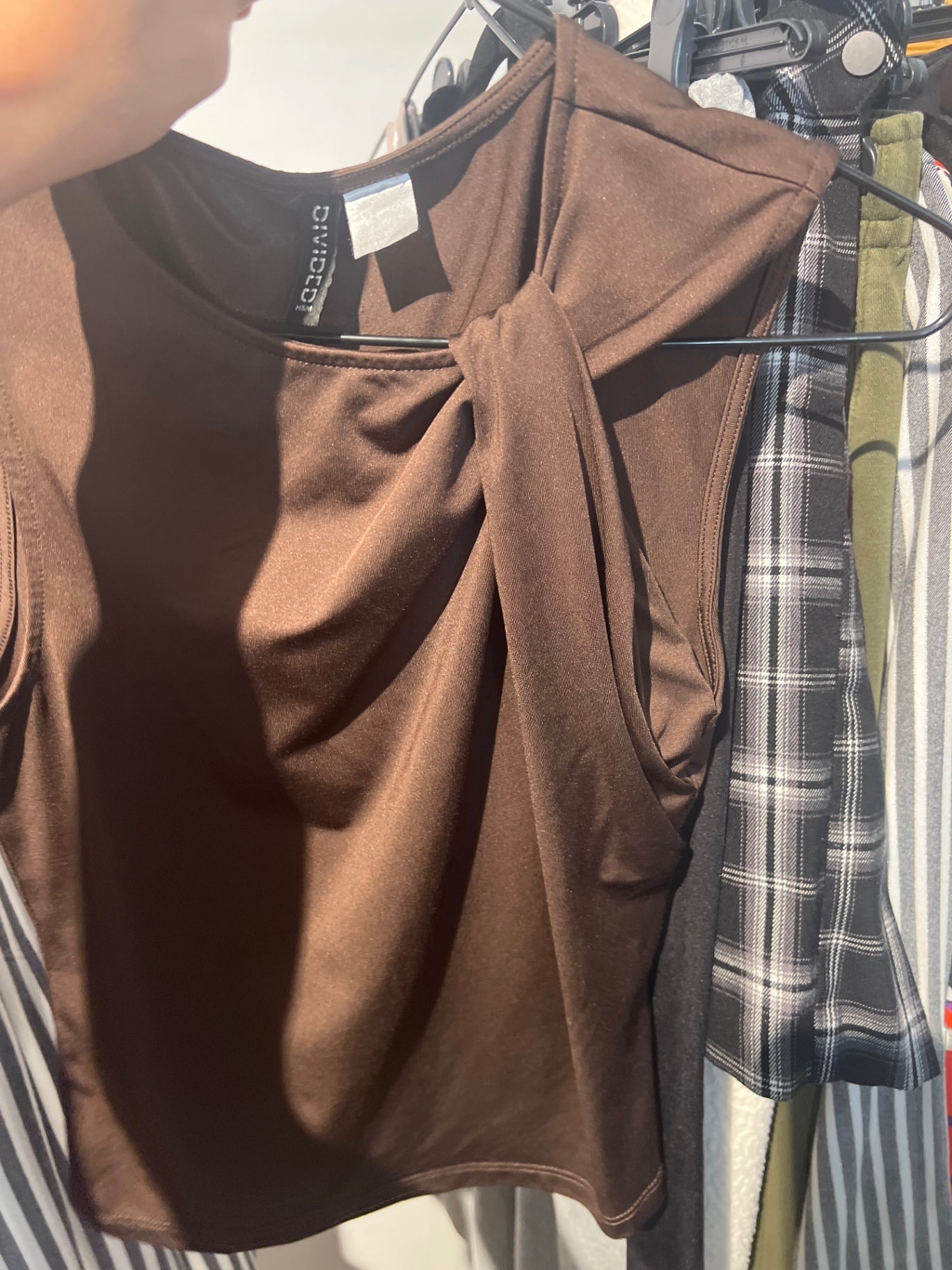 H&M Top Braun Gr.: S