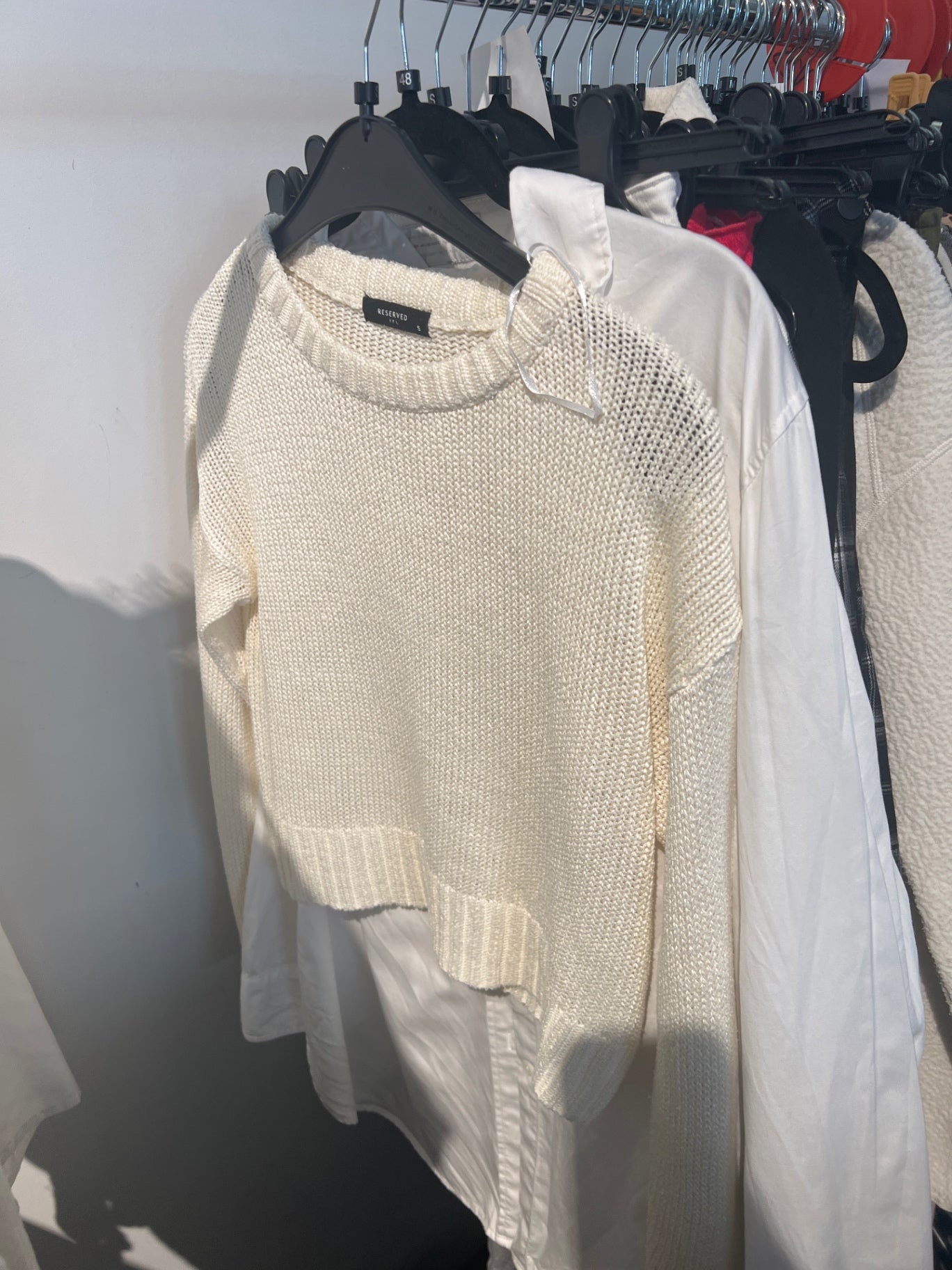 Reserved Pullover Weiß Gr.: S