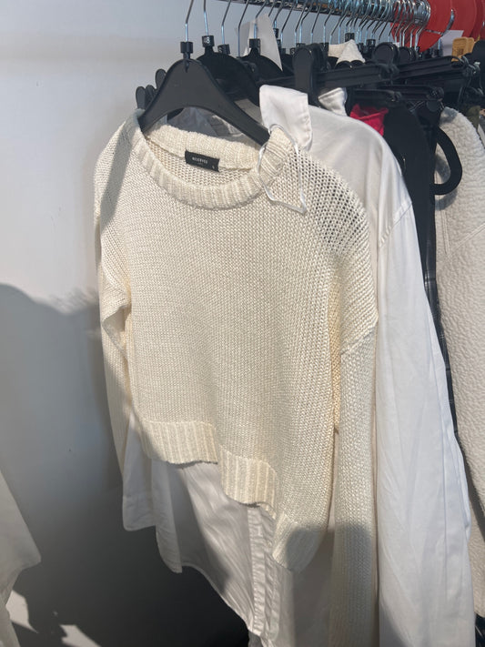 Reserved Pullover Weiß Gr.: S