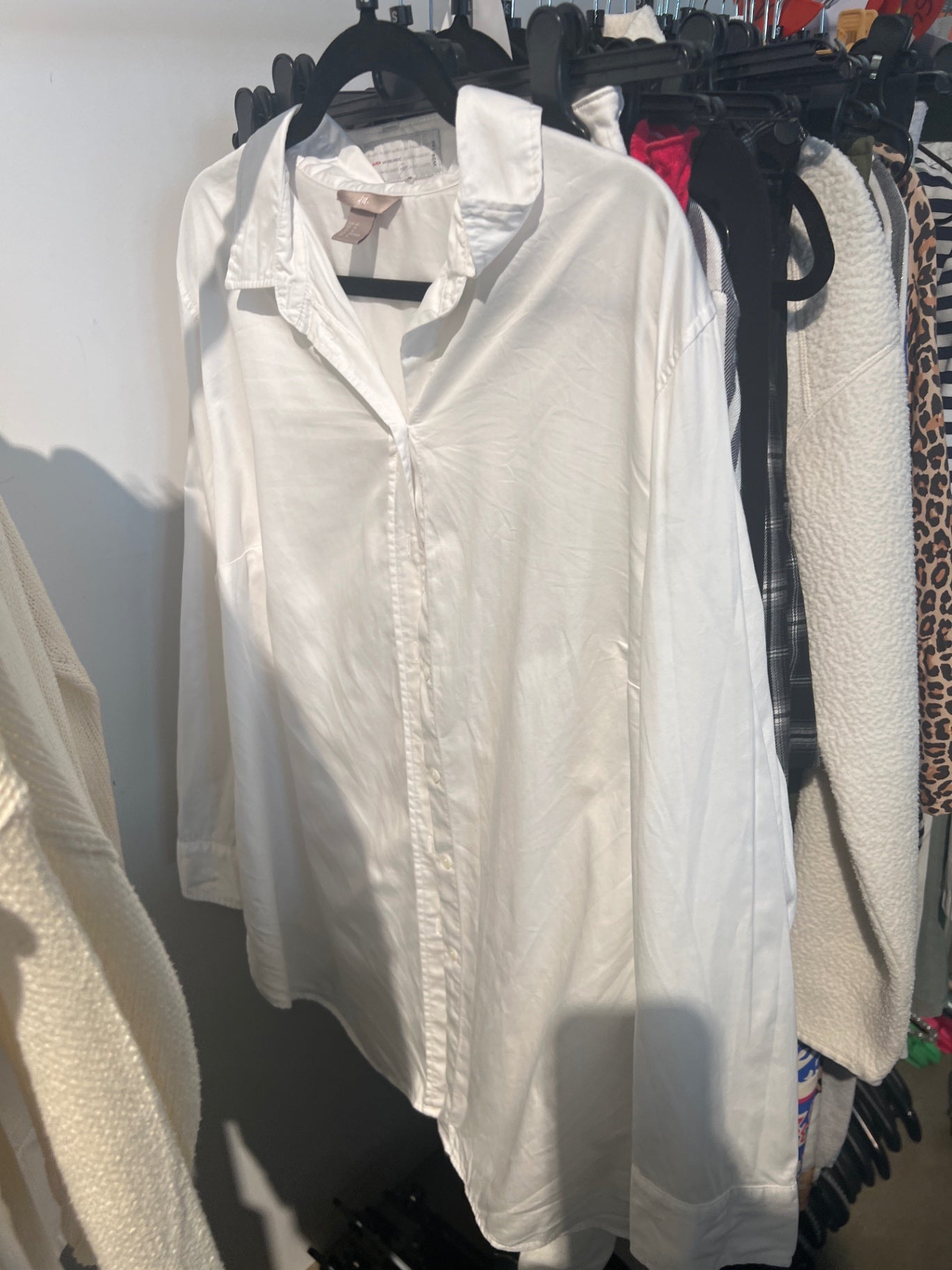 H&M Bluse Weiß Gr.: 48