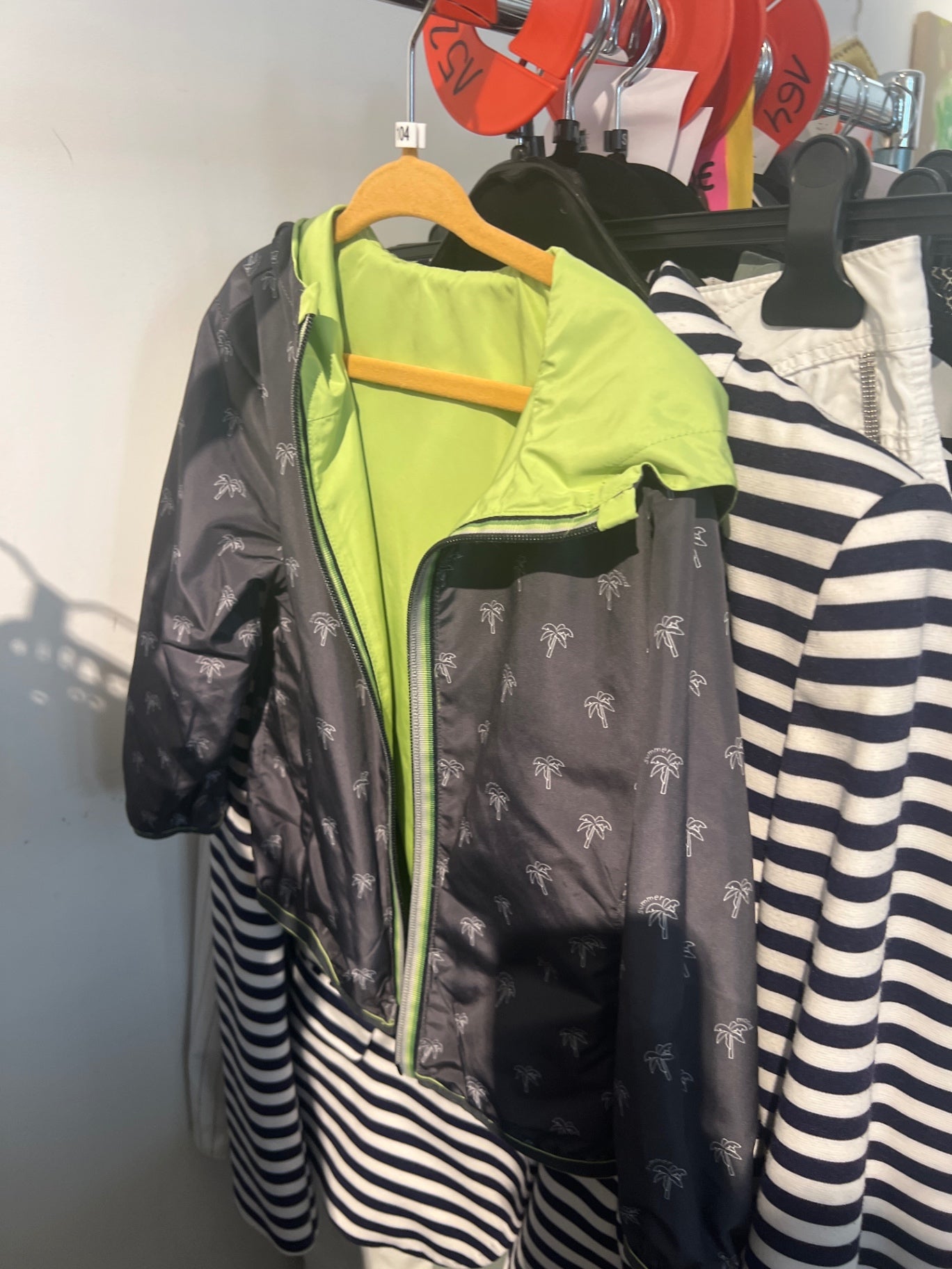 Myrl Jacke Grau grün Gr.: 104