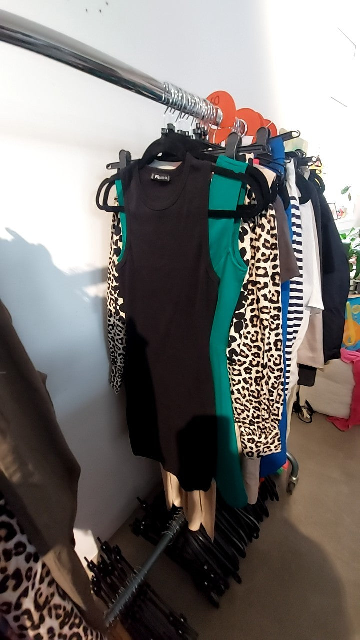 Amisu Kleid Schwarz Gr.: XL