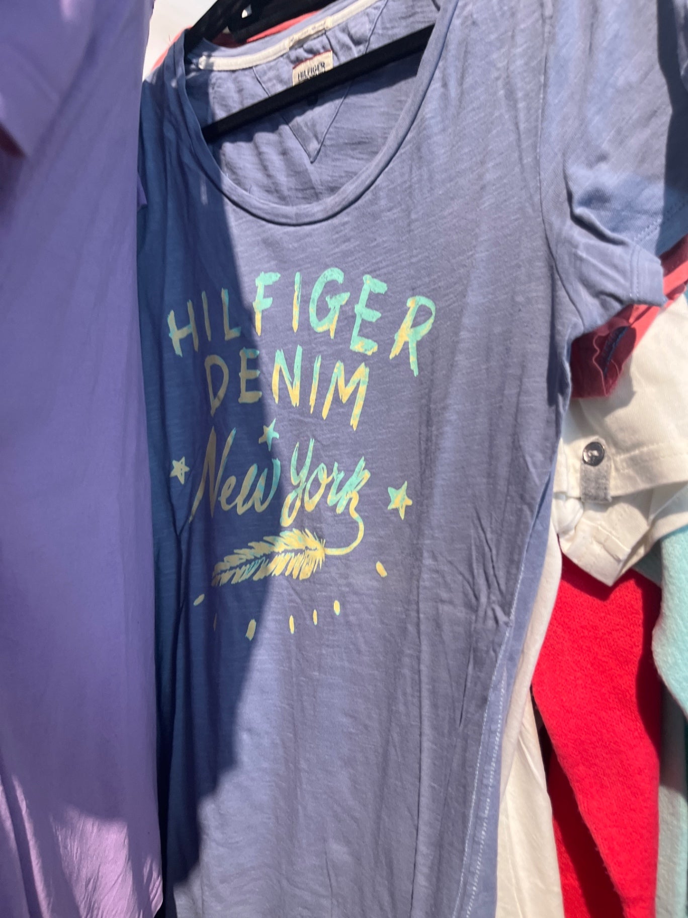 Tommy Hilfiger T-Shirt Hellblau Gr.: M