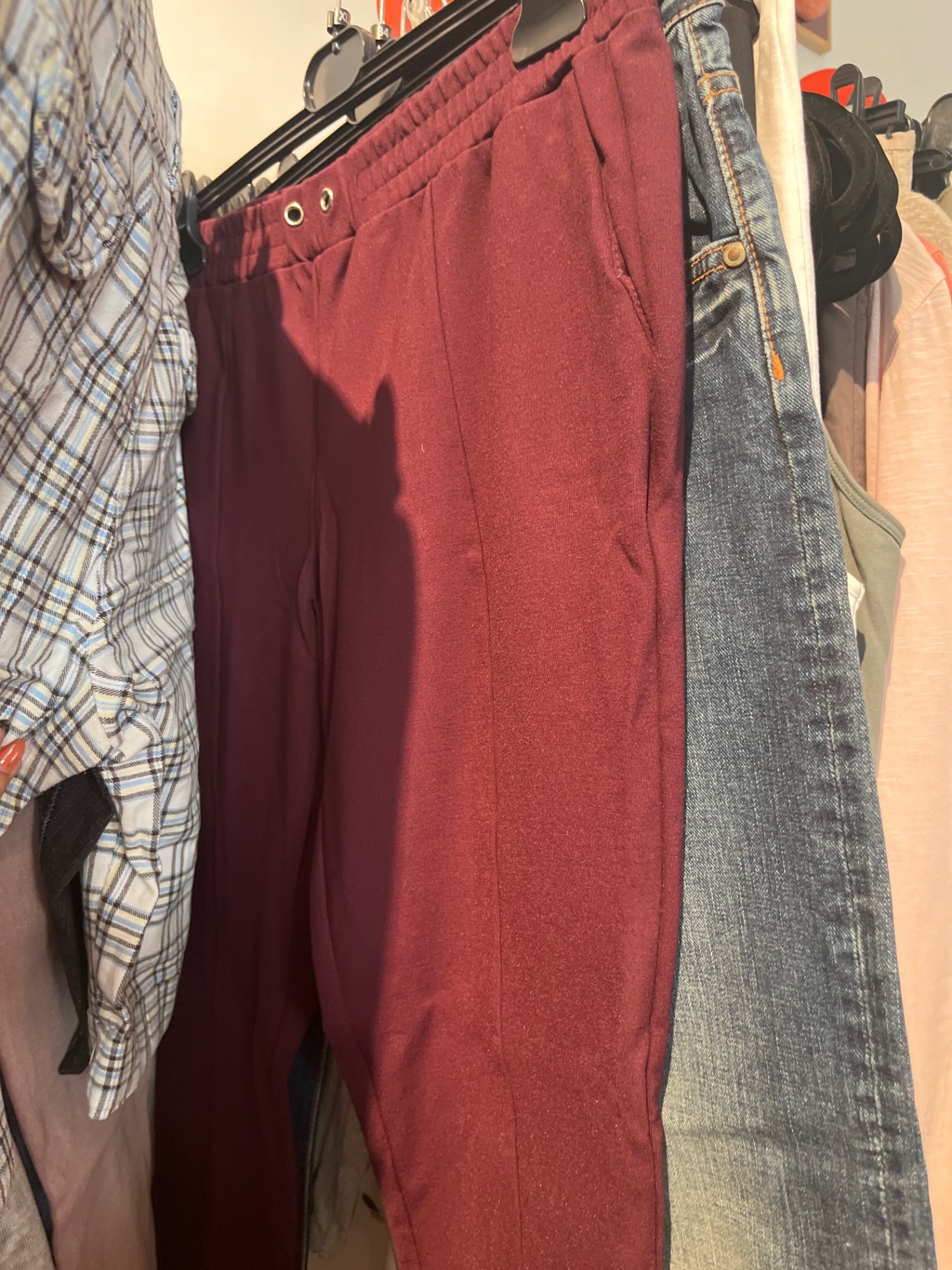 Imperial Stoffhose Bordeauxrot Gr.: XL