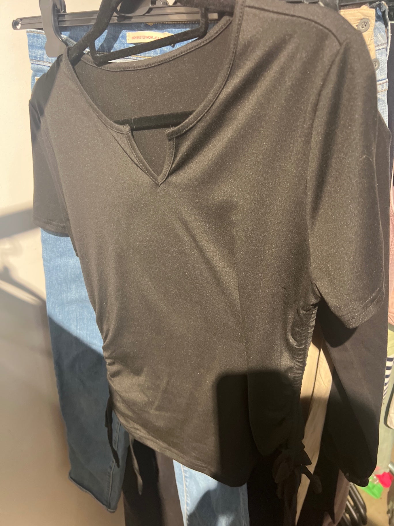 T-Shirt Schwarz Gr.: M