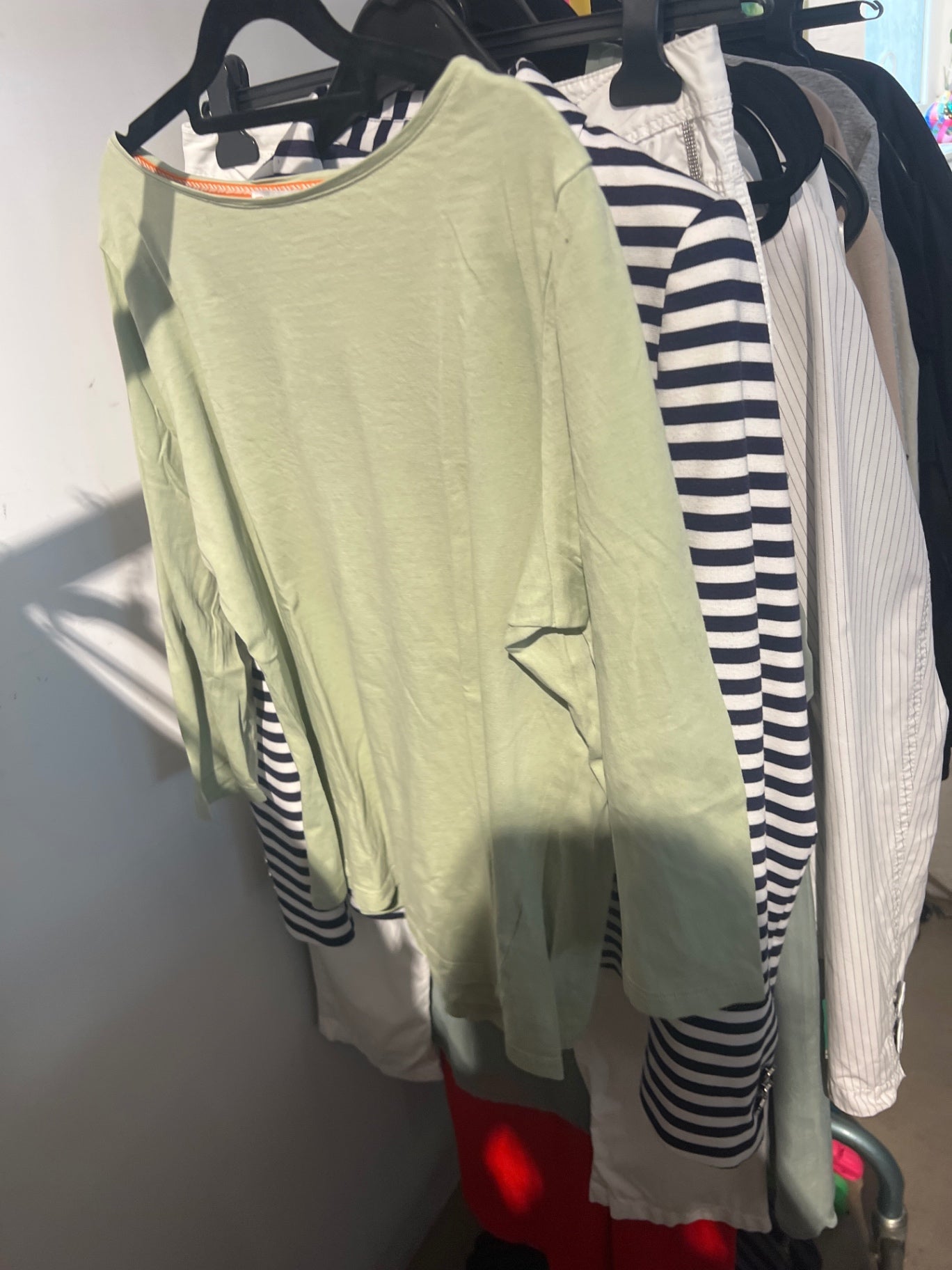 Street One Langarmshirt Hellgrün Gr.: M/L