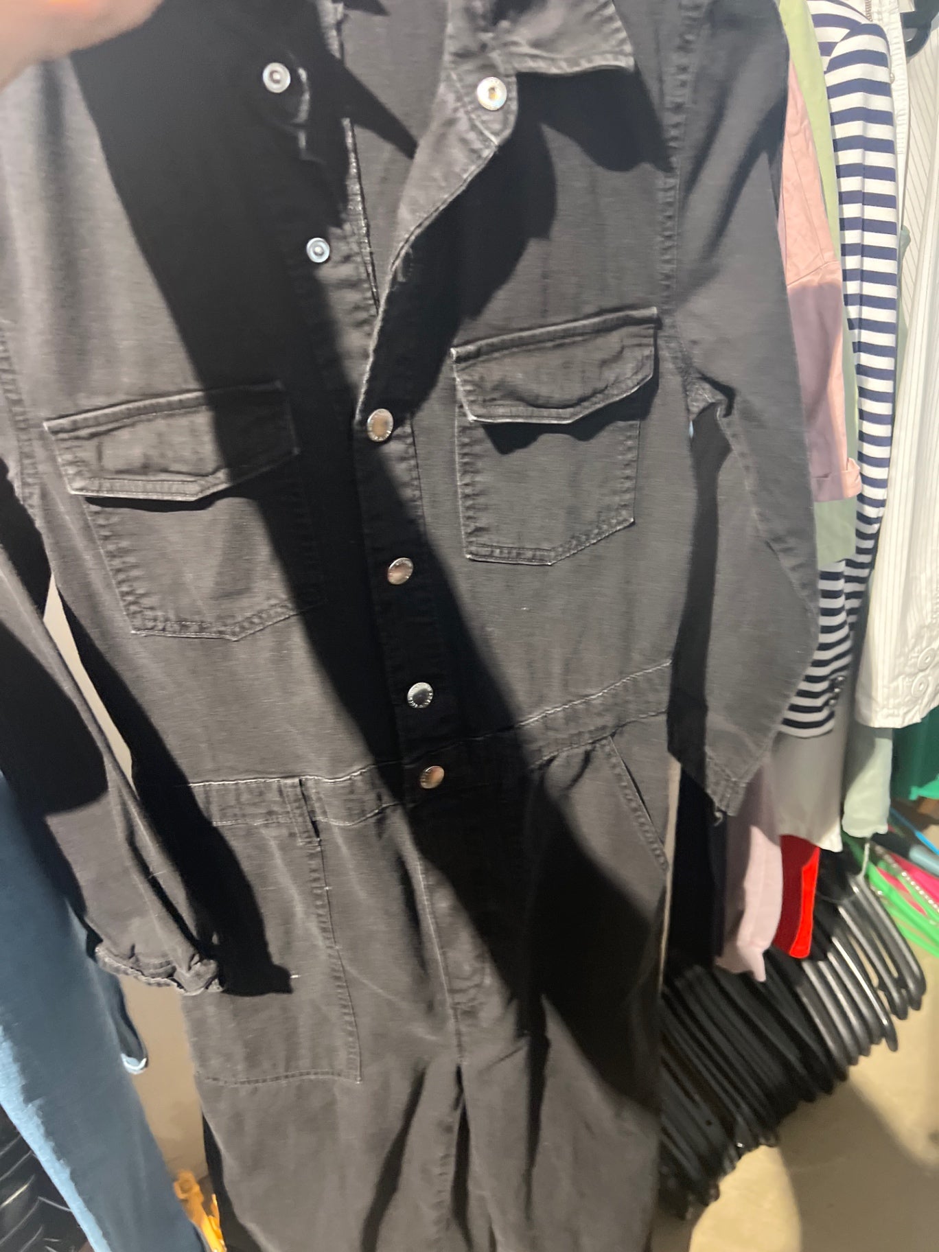 H&M Jumpsuit Schwarz Gr.: S