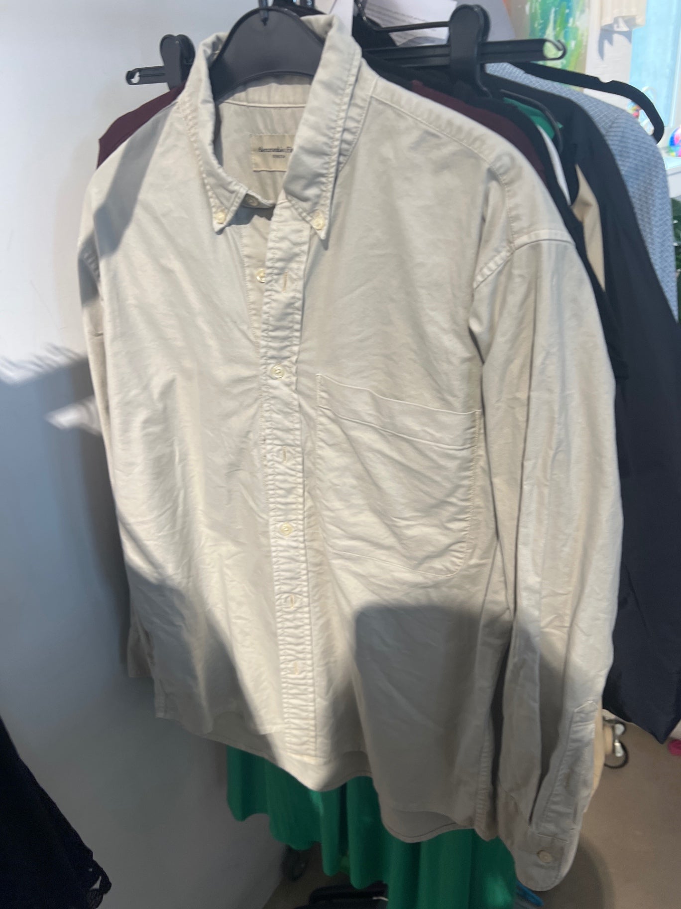 Abercrombie & Fitch Hemd Beige Gr.: XS
