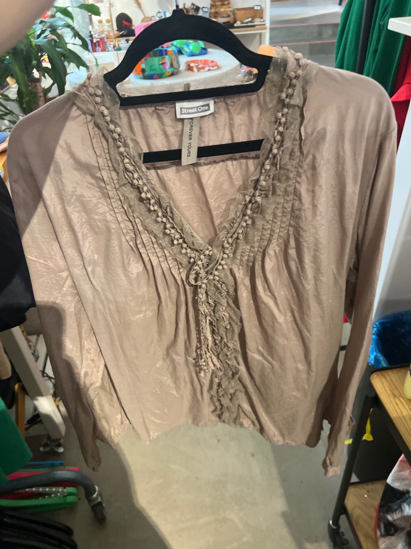 Street One Bluse Beige Gr.: M