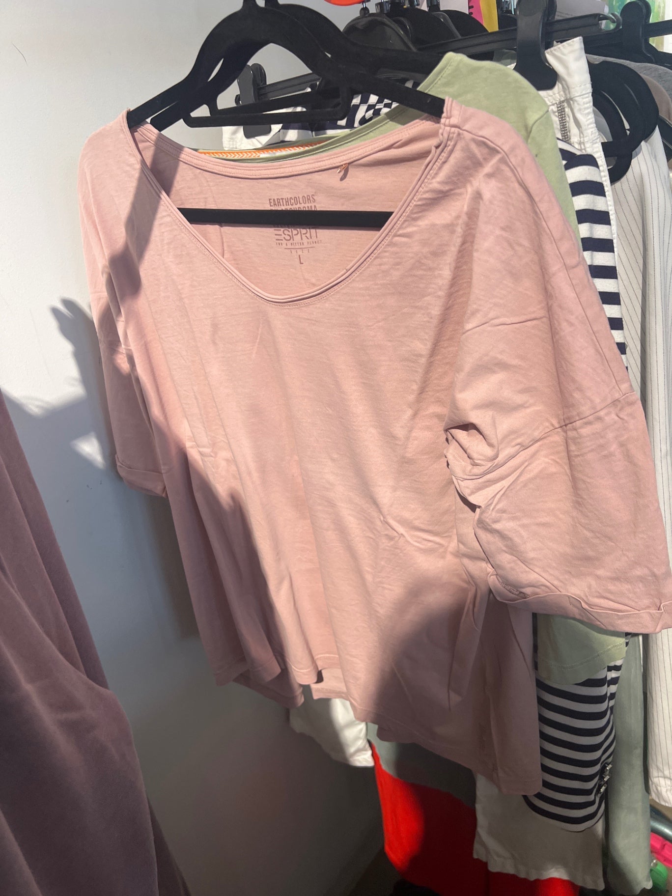 Esprit T-Shirt Rosa Gr.: L