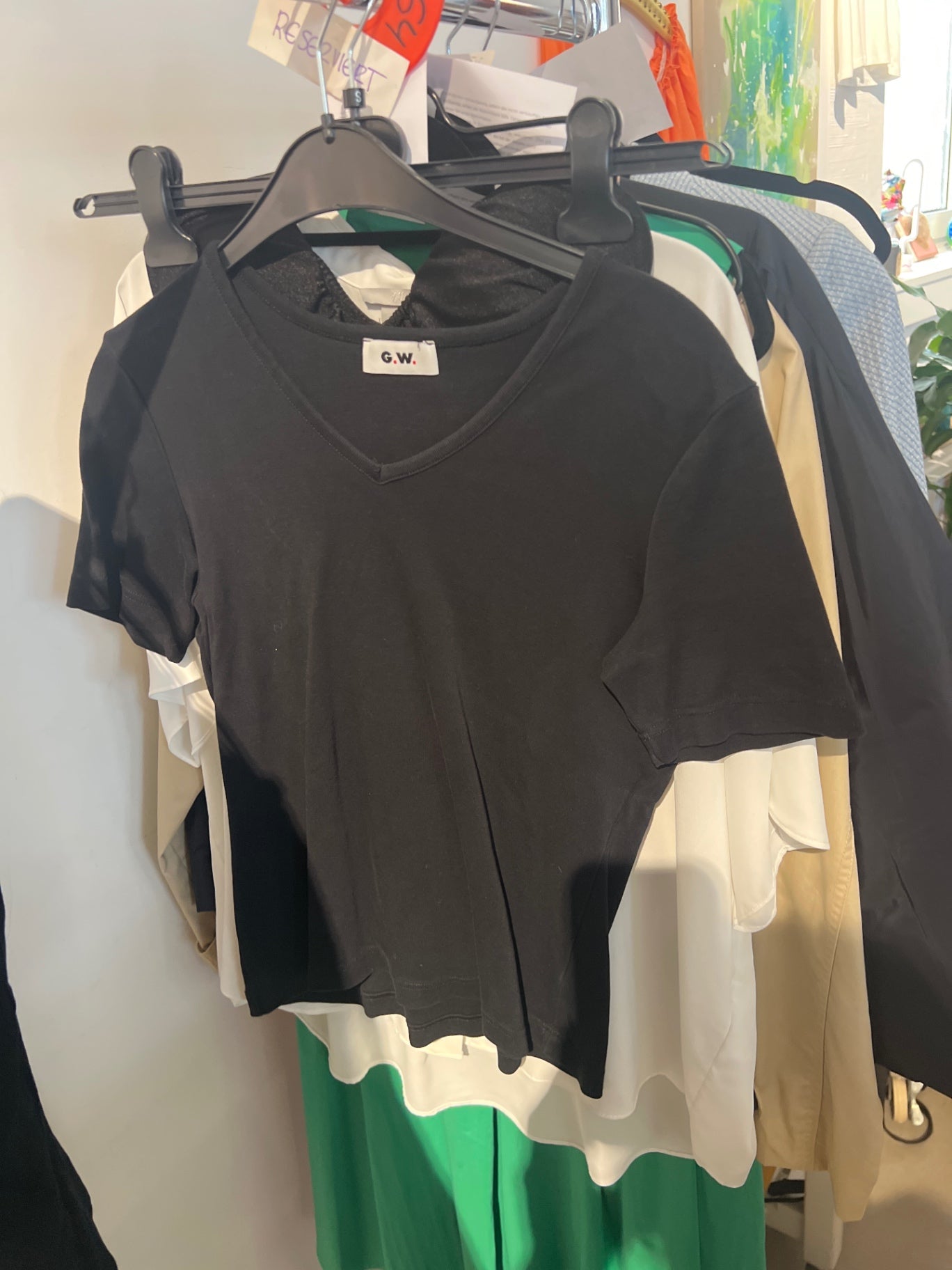 G.W. T-Shirt Schwarz Gr.: M