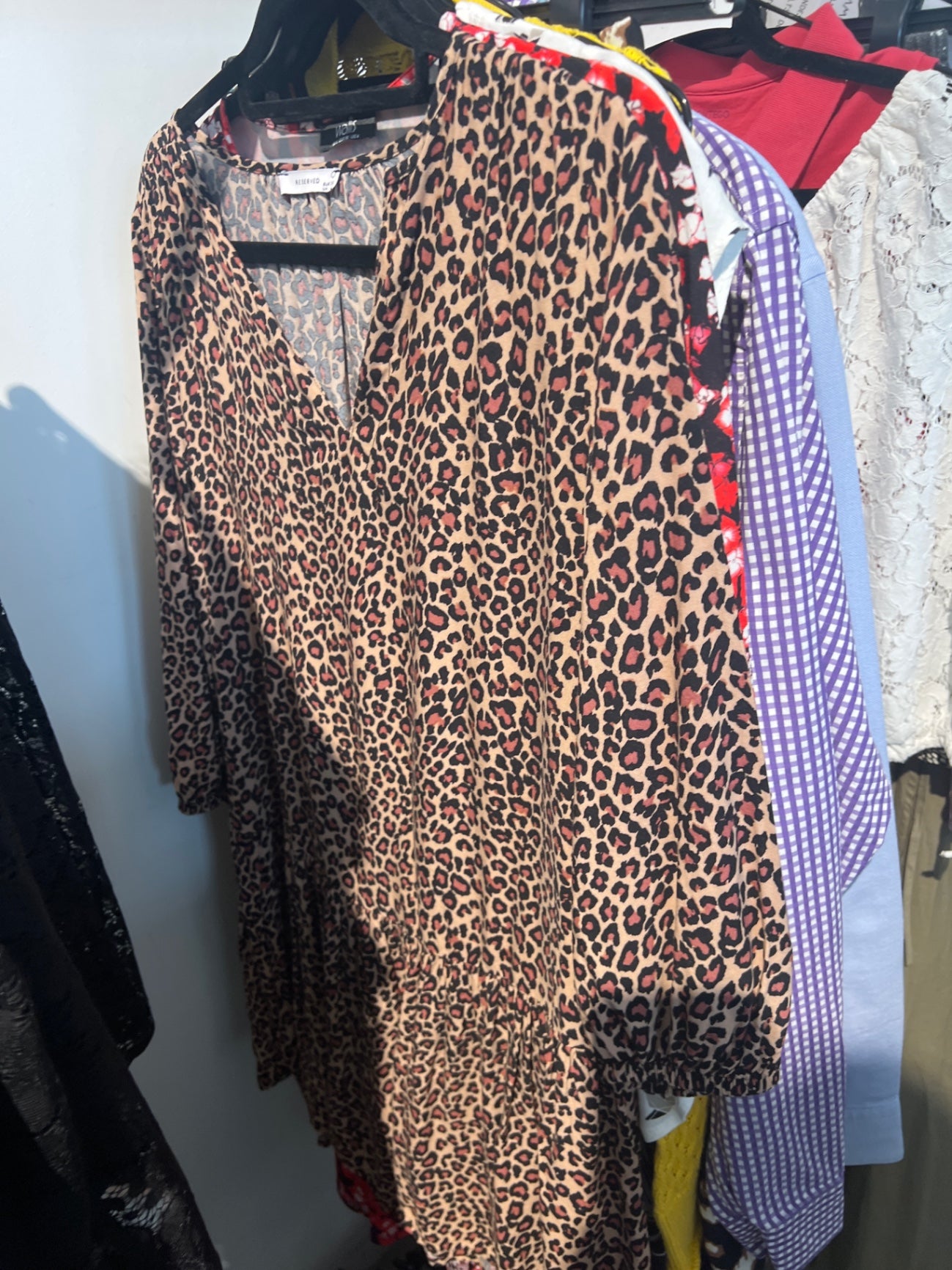 RESERVED Kleid Leopardmuster Gr.: S