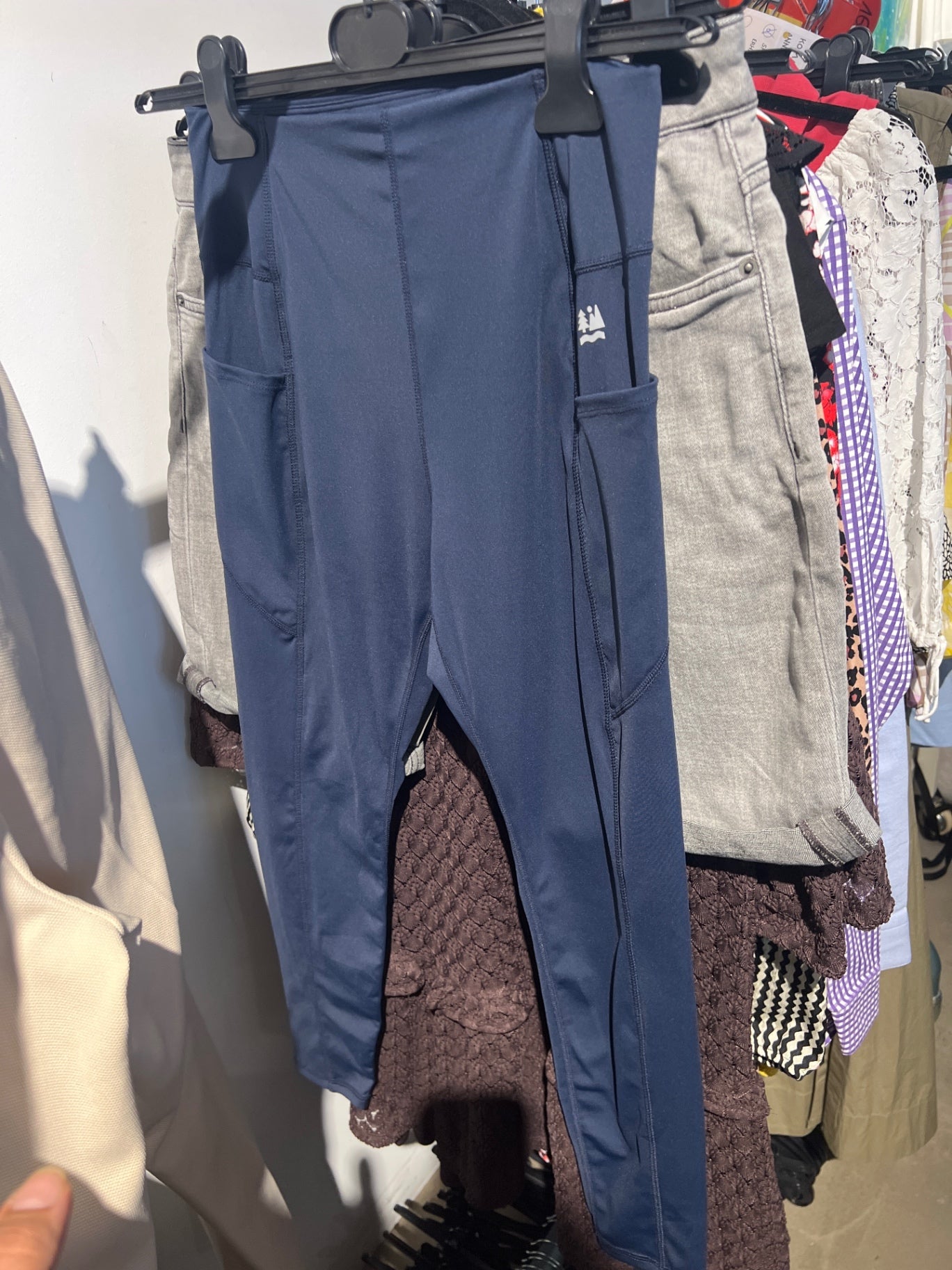Sportleggings Dunkelblau Gr.: L