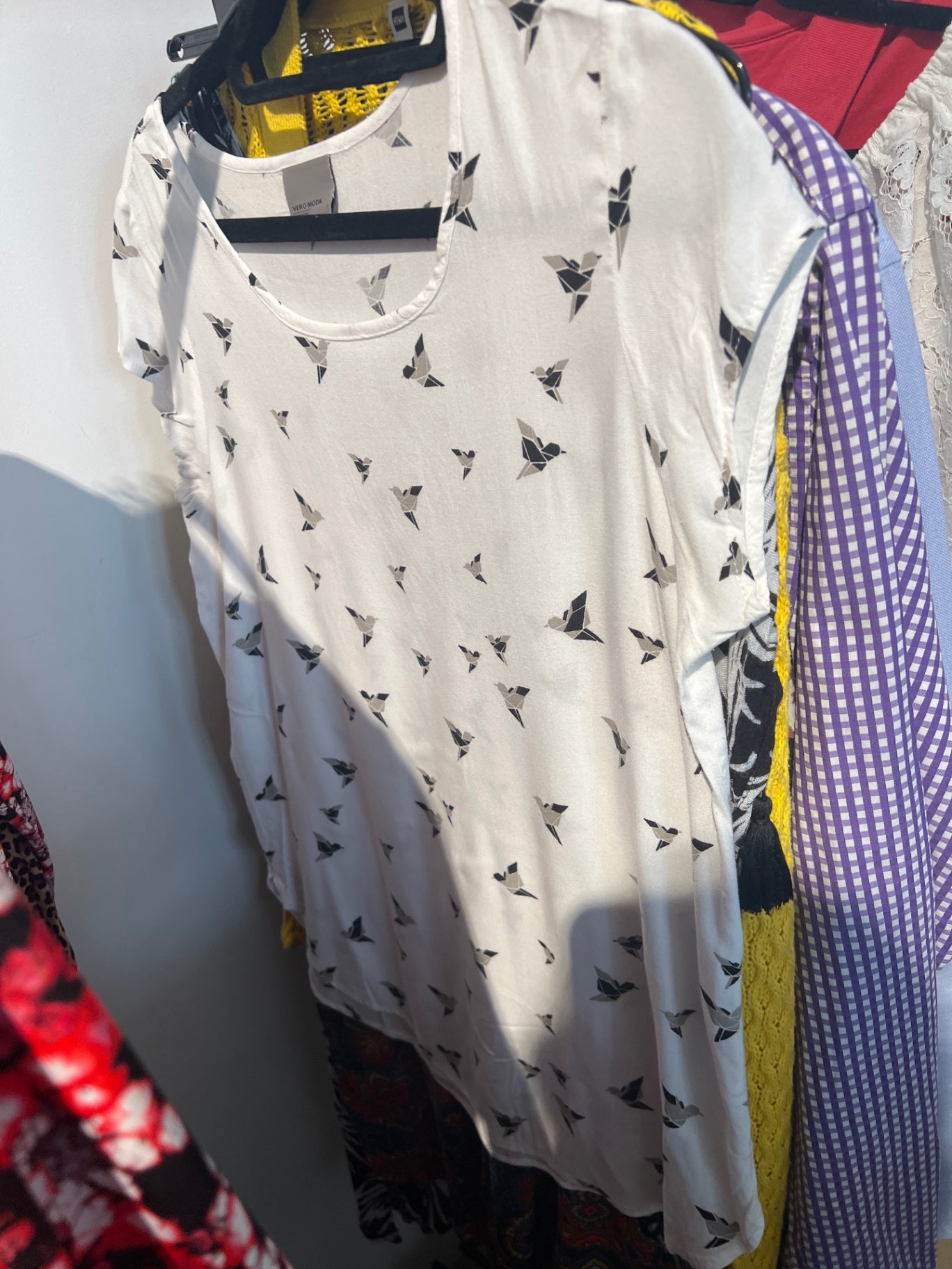 VERO MODA T-Shirt Weiß Gr.: L