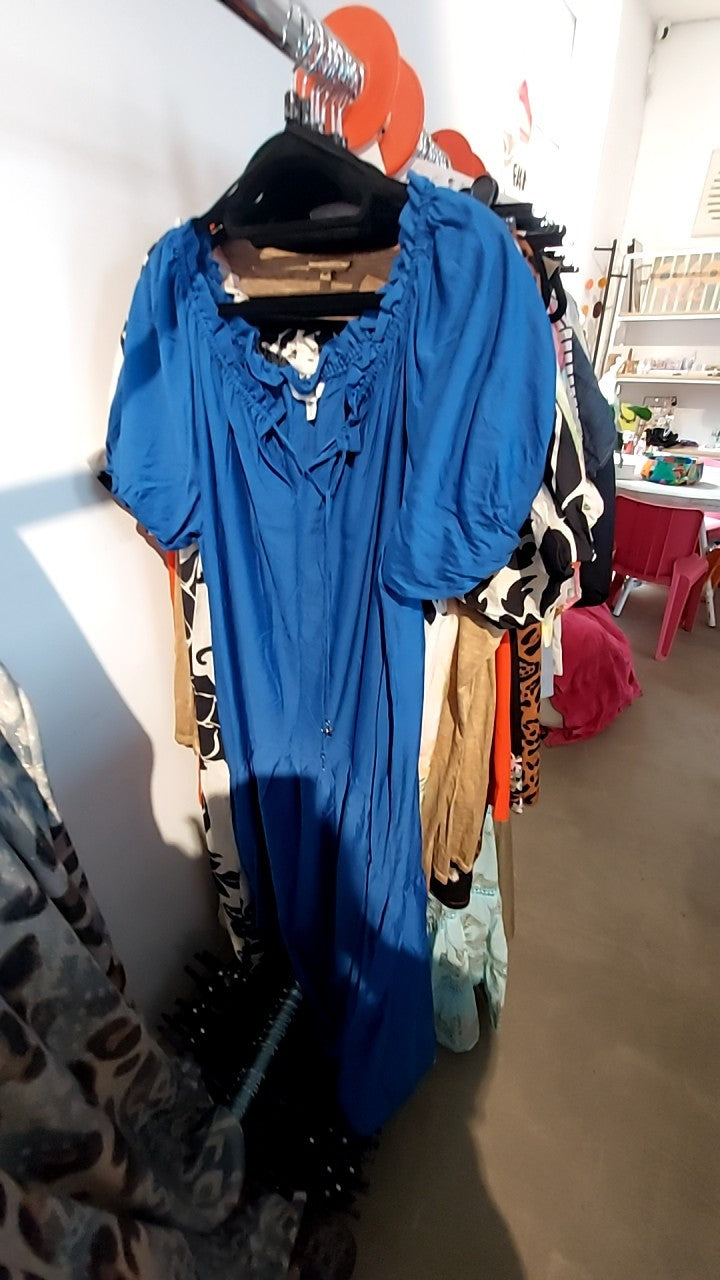 H&M Kleid Blau Gr.: M/L