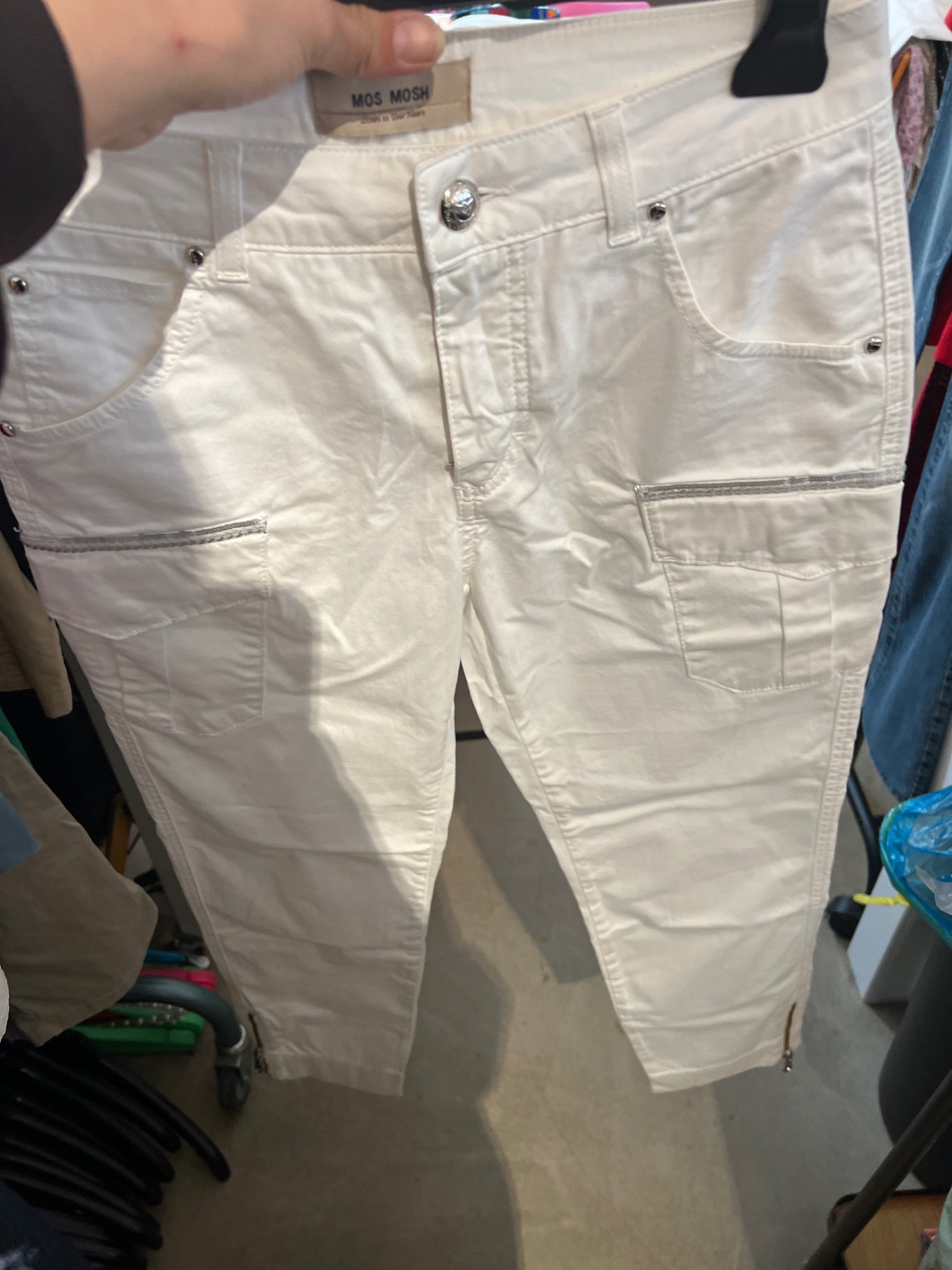 MOS MOSH Hose Weiß Gr.: XS