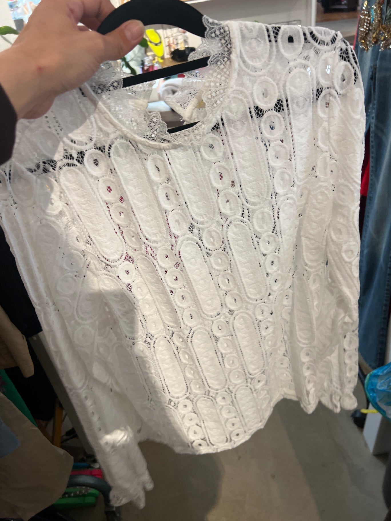 Cream Bluse Weiß Gr.: S