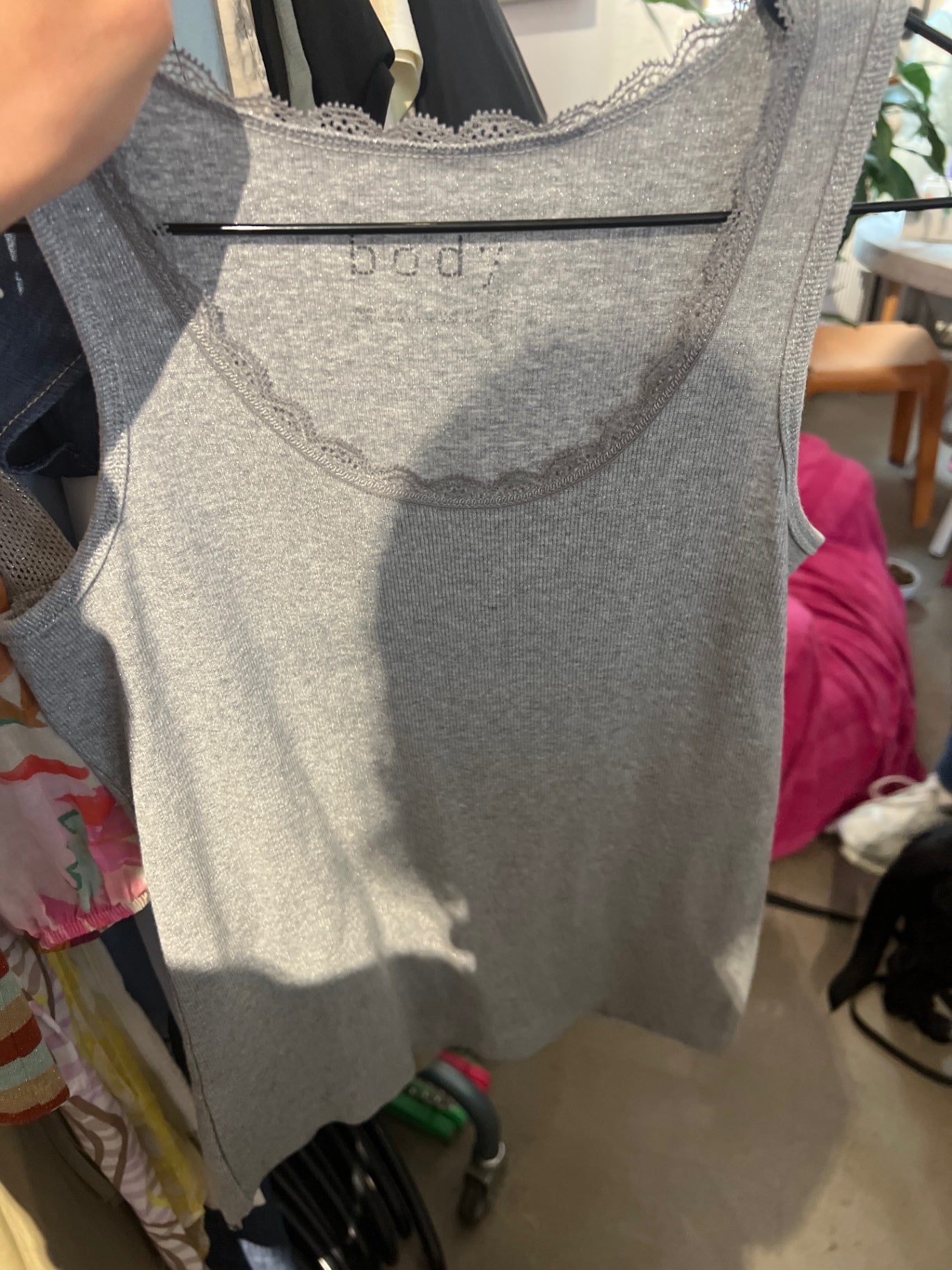 Body Top Grau Gr.: XS