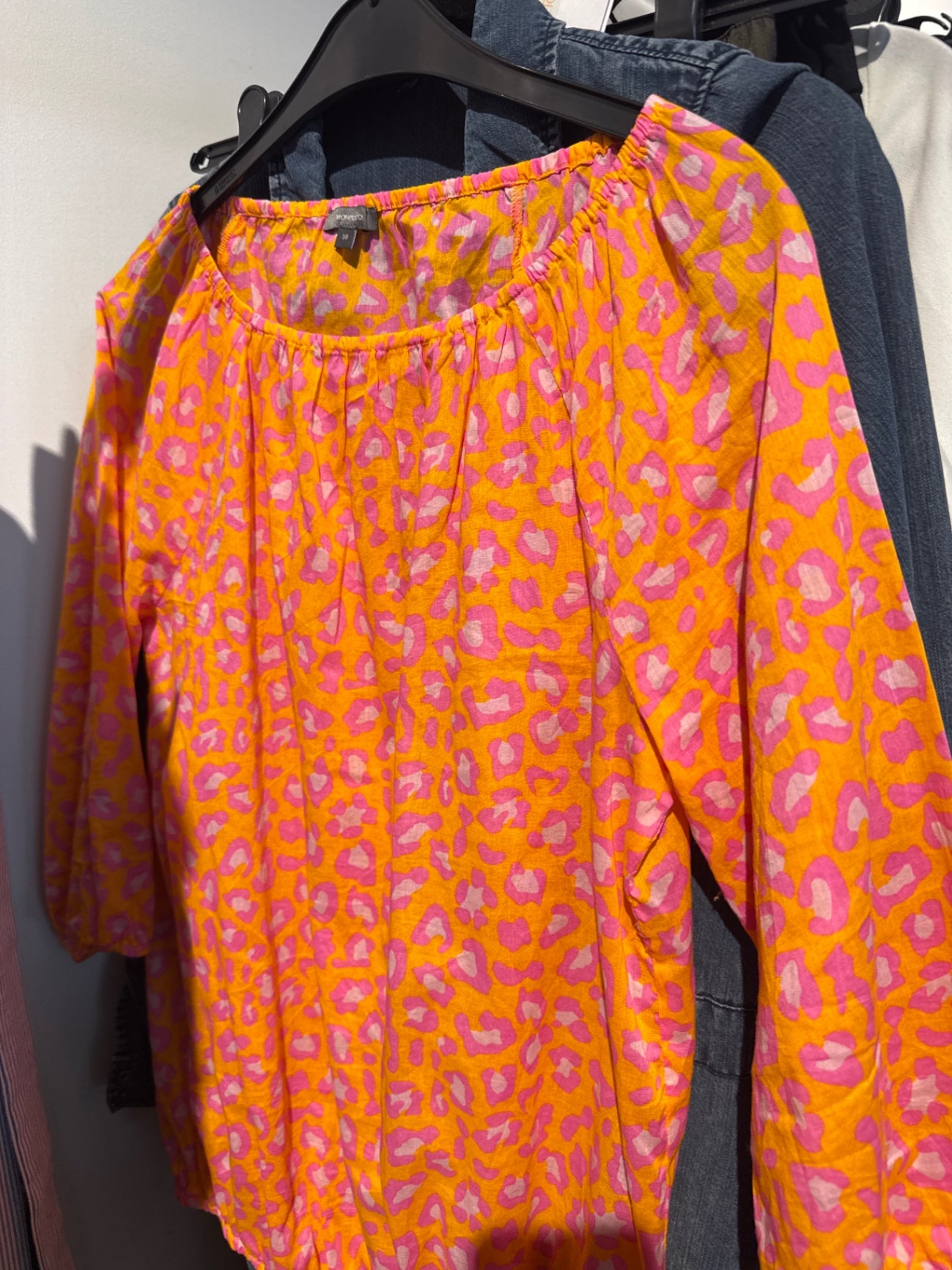 Montego Bluse Orange Leo Gr.: 38
