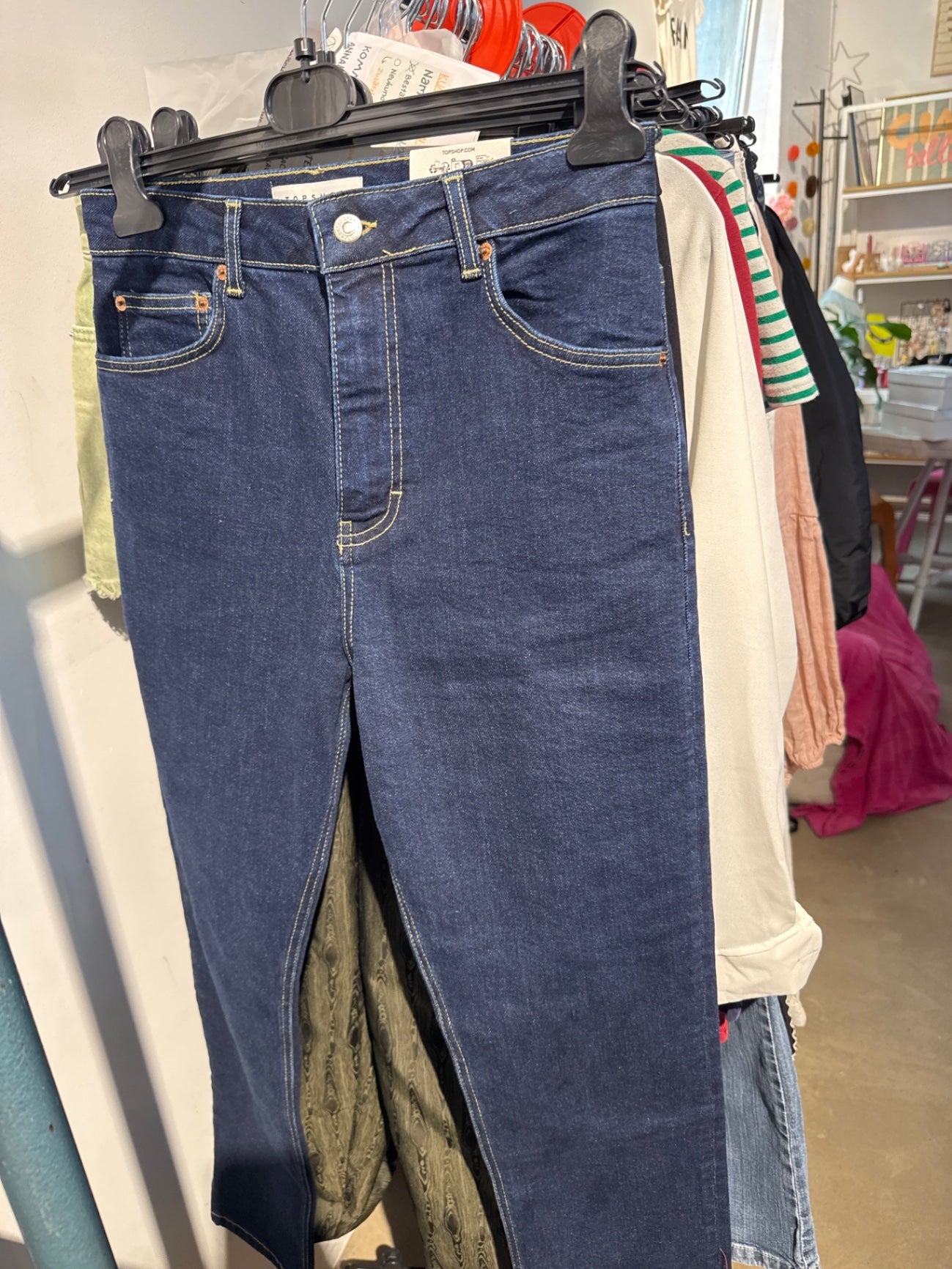 Topshop Jeans Dunkelblau Gr.: 30/30