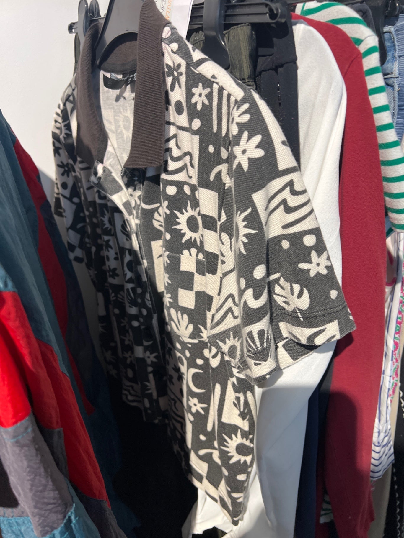 T-Shirt Schwarz und Weiß Gr.: S