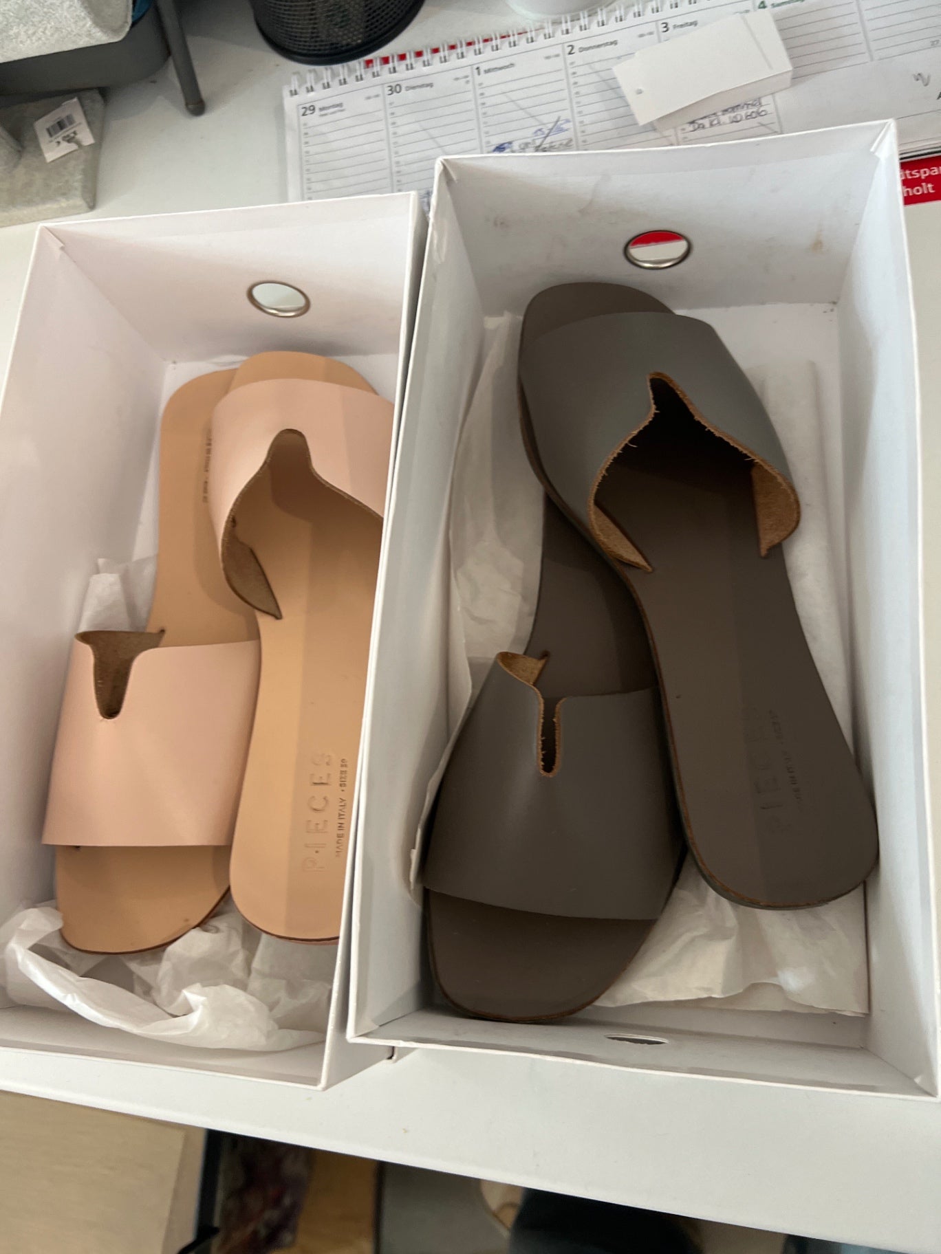 Pieces Schuhe Rose Gr.: 39