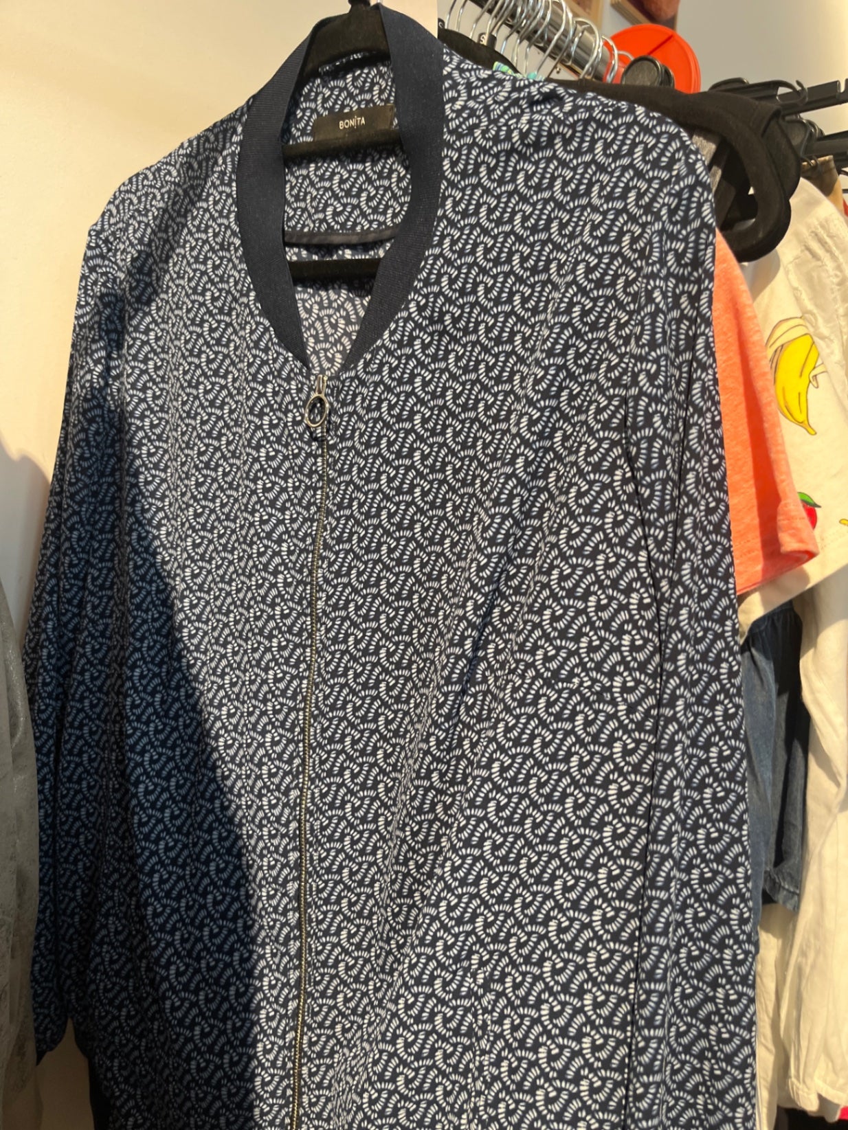 Bonita Blouson Blau und Weiß Gr.: 48